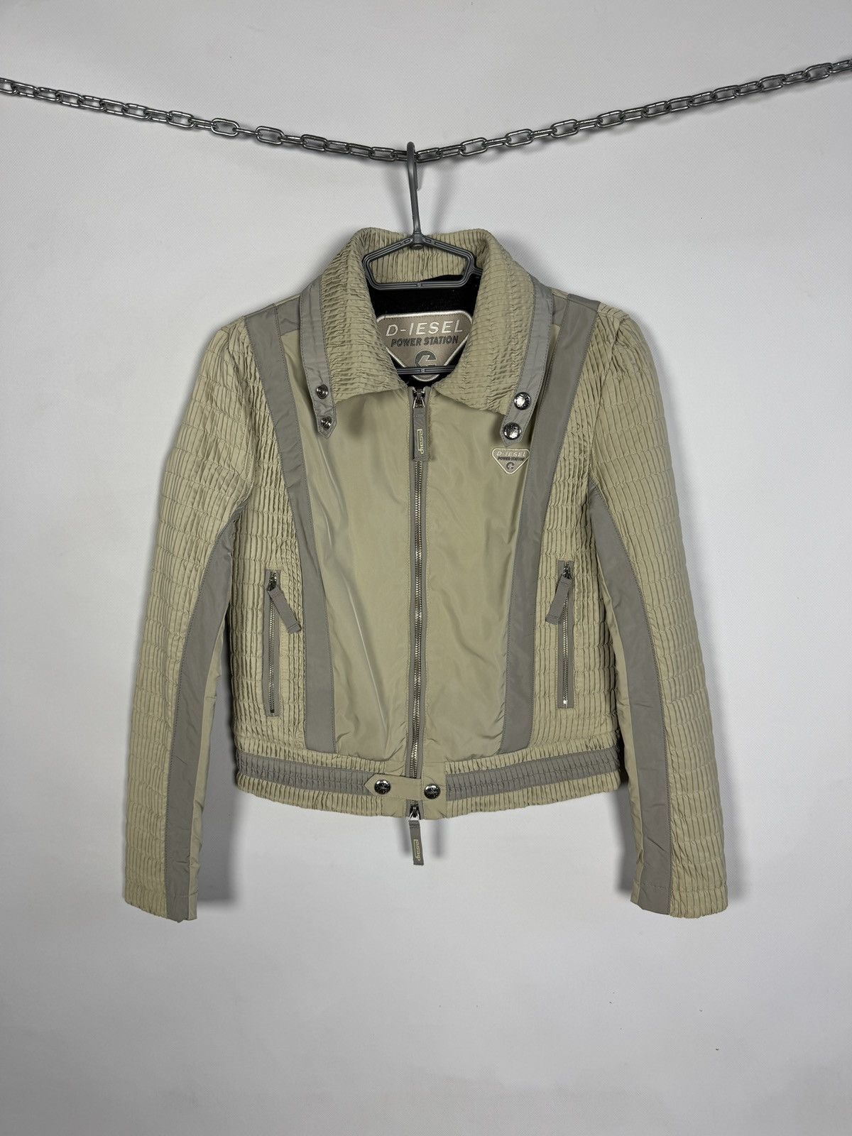 Diesel Diesel Power Station Jacket Moto Biker Style Quilted Size M Size M / US 6-8 / IT 42-44 - 1 Thumbnail