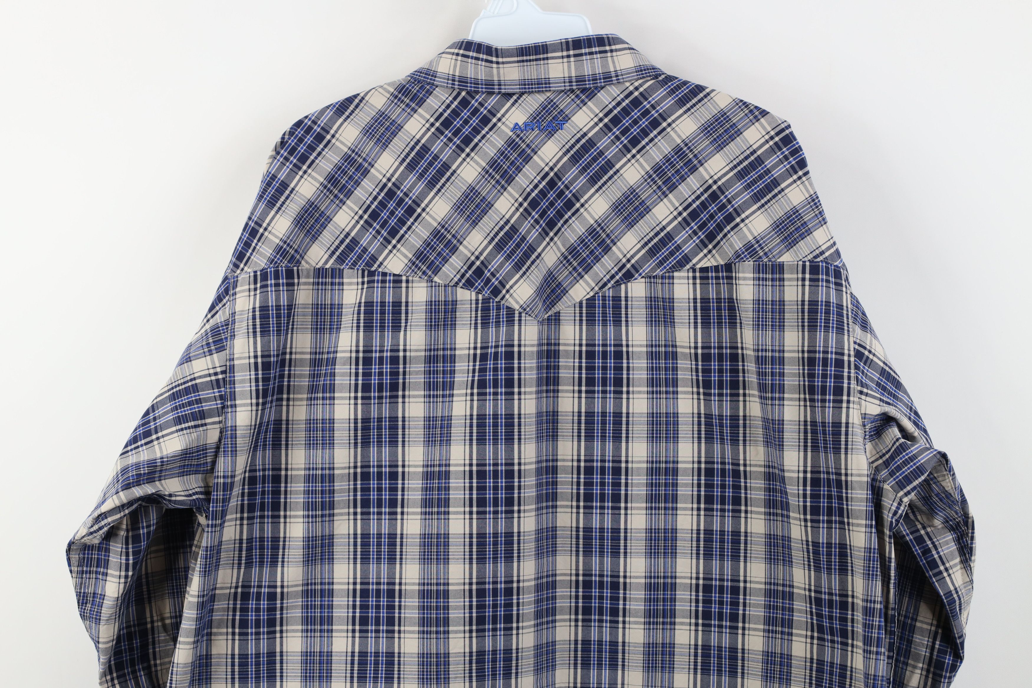 Ariat Ariat Pro Series Western Rodeo Pearl Snap Button Shirt Plaid Size US L / EU 52-54 / 3 - 11 Thumbnail