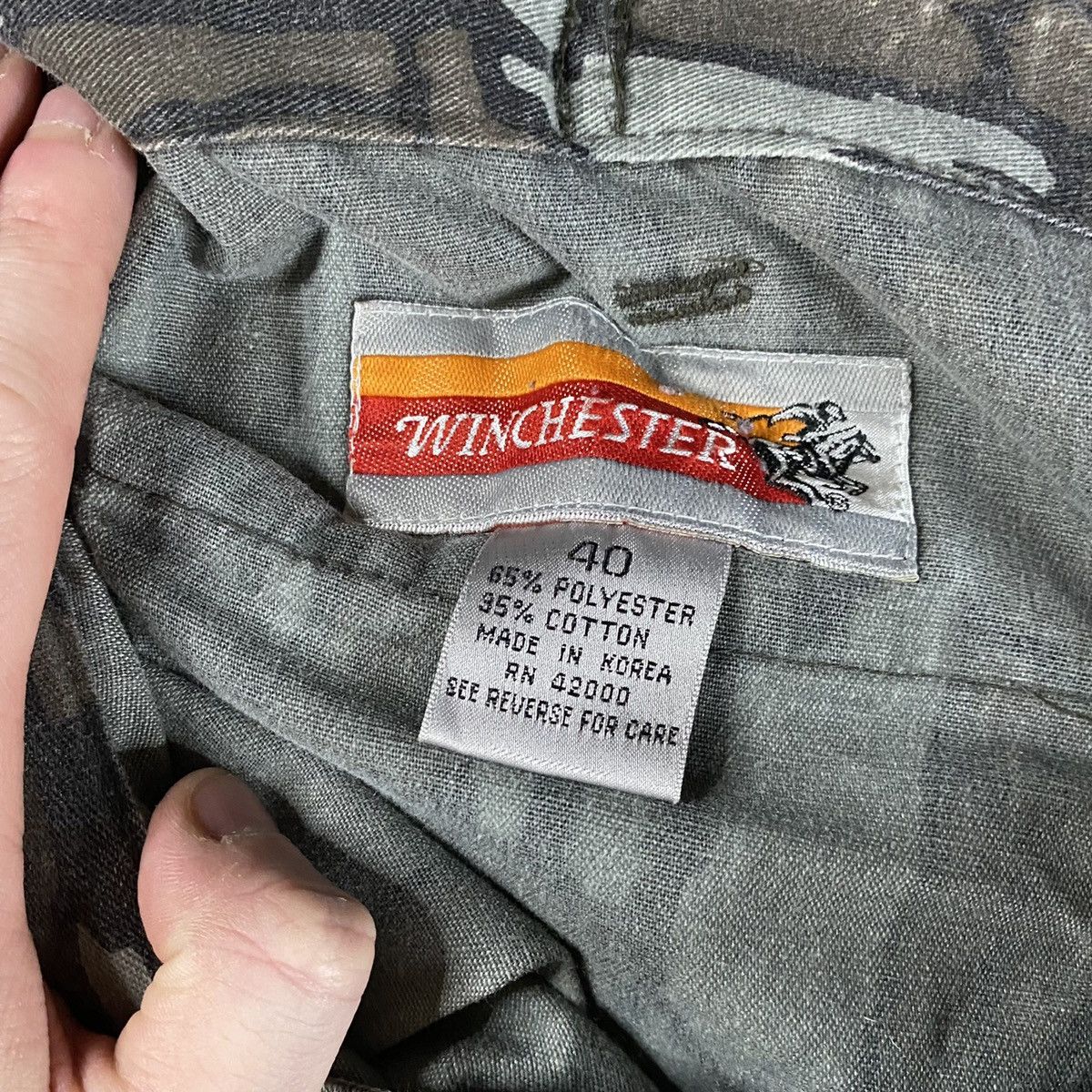 Vintage × Winchester Vintage Winchester Tree Bark Camo Cargo Pants Size US 38 / EU 54 - 3 Thumbnail