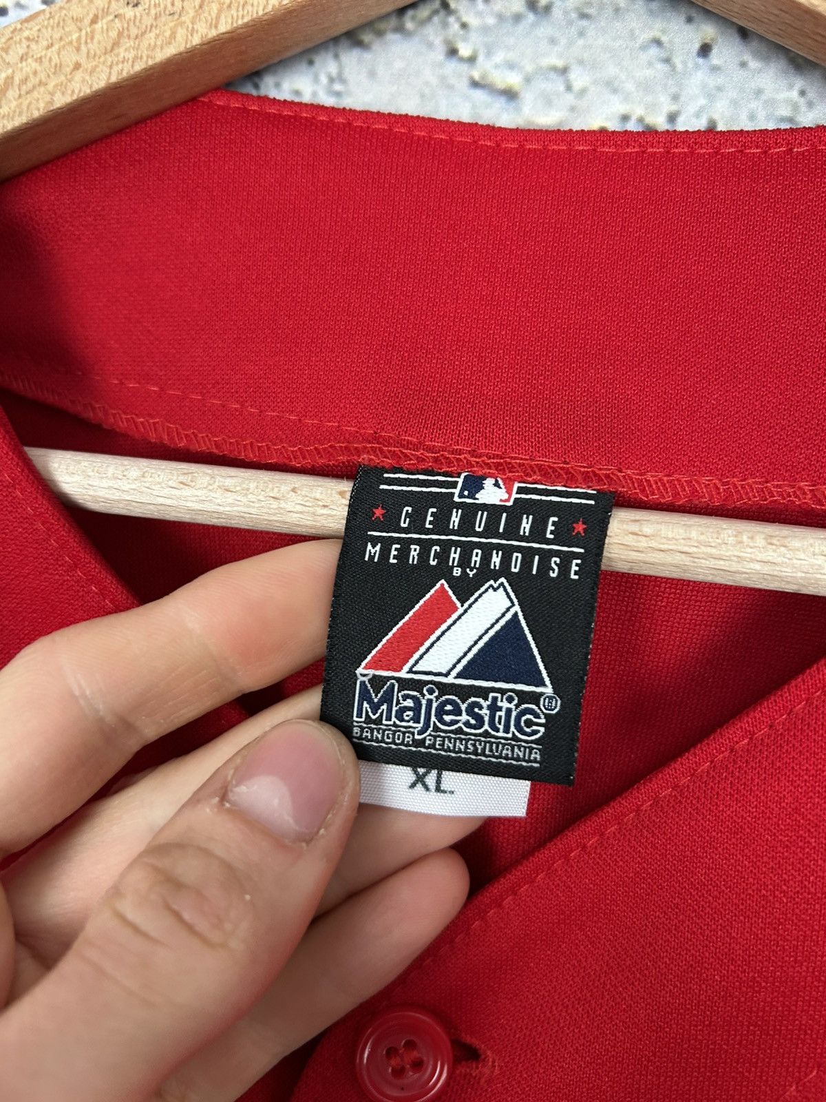 Majestic Vintage Boston Red Sox Majestic MLB Jersey Streetwear Rare Size US XL / EU 56 / 4 - 7 Thumbnail