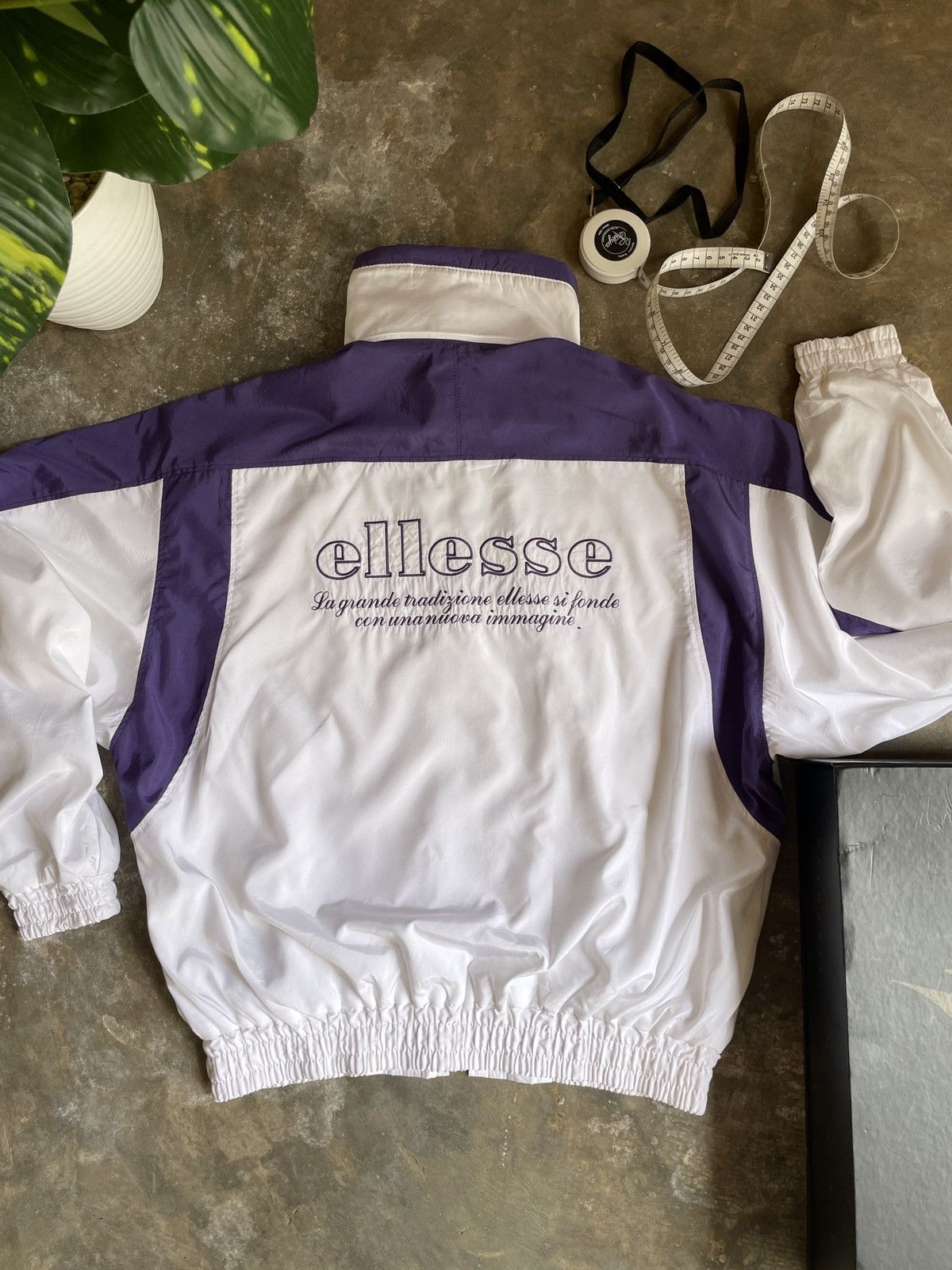 Ellesse × Vintage ELLESSE Vintage 90s Zipped Tracksuit top jacket rare y2k Size M / US 6-8 / IT 42-44 - 1 Thumbnail