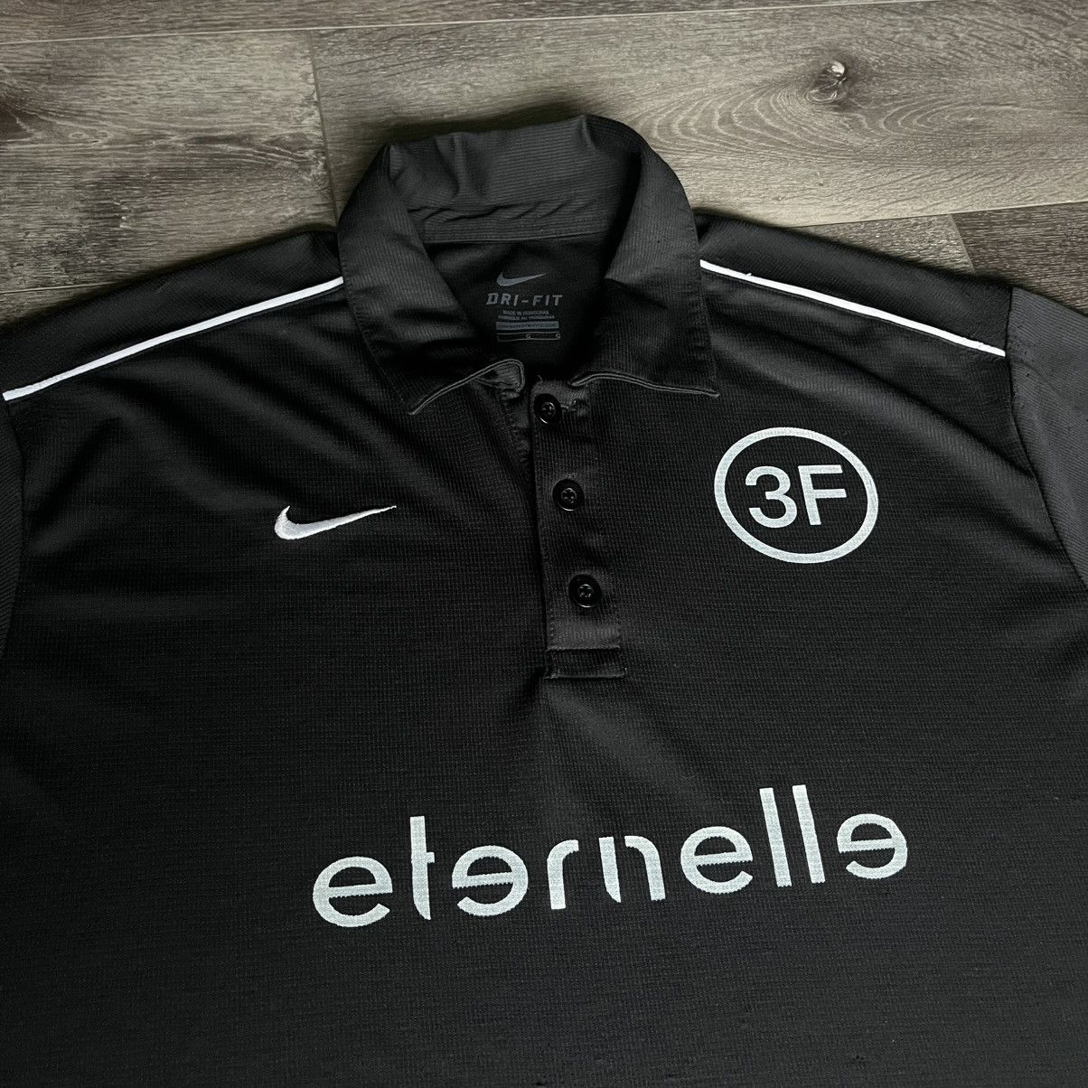 Nike 3F Eternelle Life Nike No. 8 Basic Logo Polo Dri Fit Shirt Size US L / EU 52-54 / 3 - 2 Thumbnail