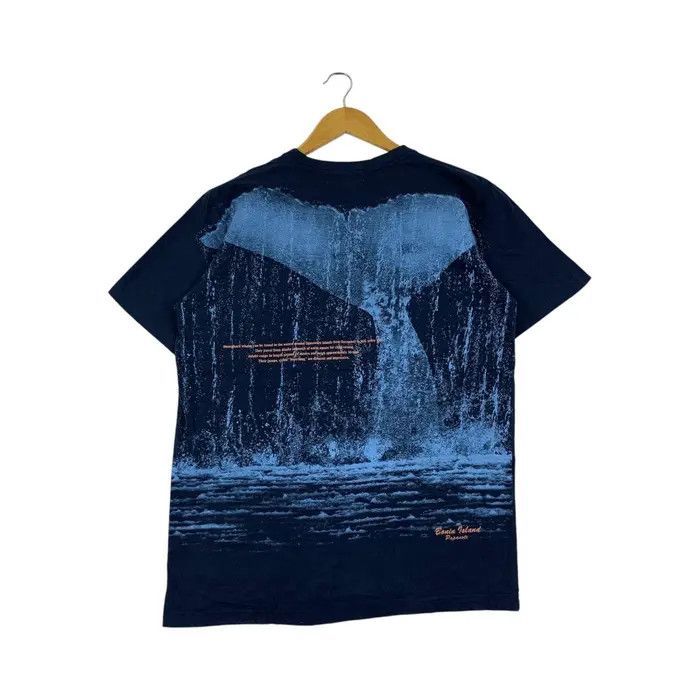 Vintage Vintage 90’ BONIN ISLAND CHICHIJIMA Humpback Tee Shirt Size US M / EU 48-50 / 2 - 3 Thumbnail