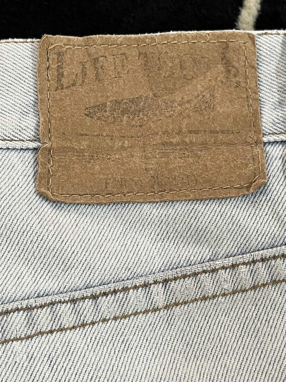 JNCO × Yasuyuki Ishii Vintage Stool Life Baggy Faded Distressed Denim Size US 33 - 11 Thumbnail