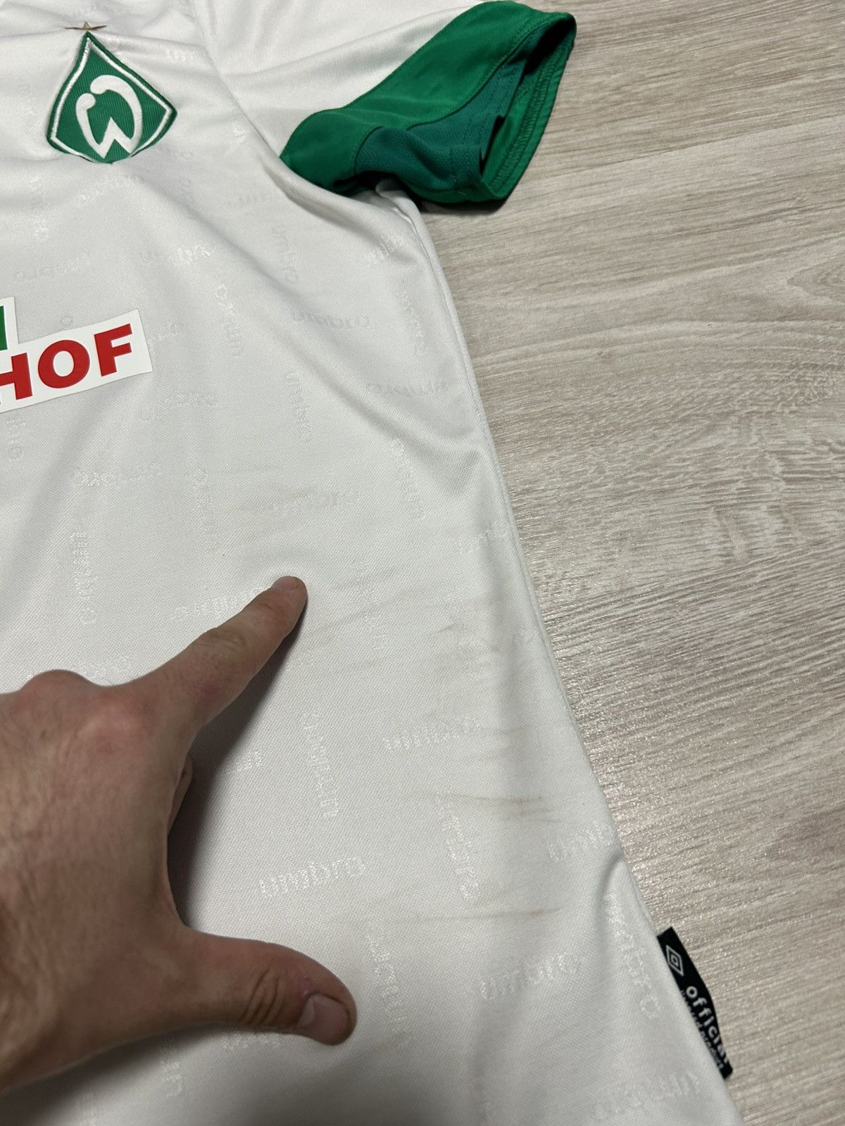Umbro Umbro Soccer Jersey FC Werder Bremen 2021/22 home shirt Size US S / EU 44-46 / 1 - 6 Thumbnail