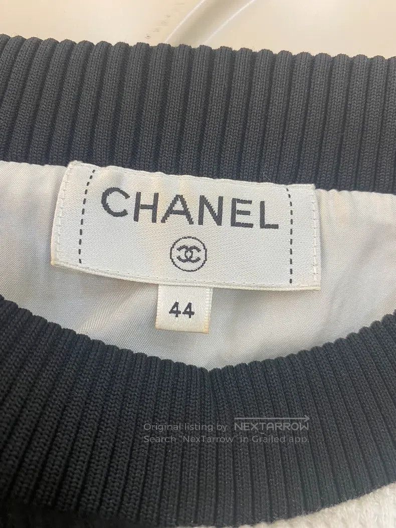 Chanel Chanel 21 popular black and white waffle sweatshirt Size M / US 6-8 / IT 42-44 - 5 Thumbnail