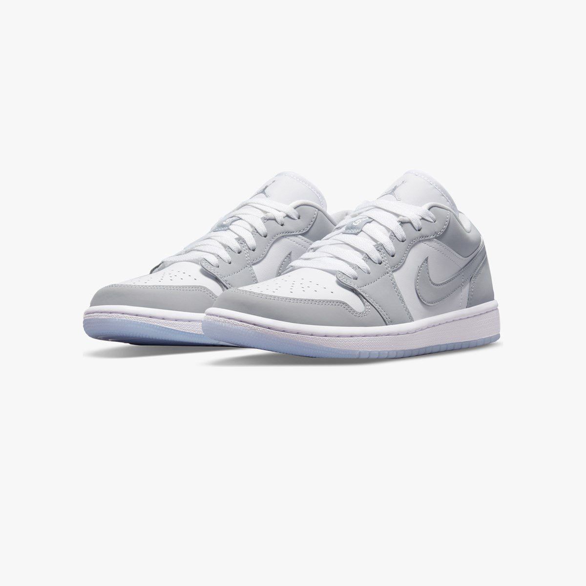 Jordan Brand Nike Air Jordan 1 Low 'white Wolf Grey' Used 8/10 size 10US Size US 10 / EU 43 - 8 Thumbnail