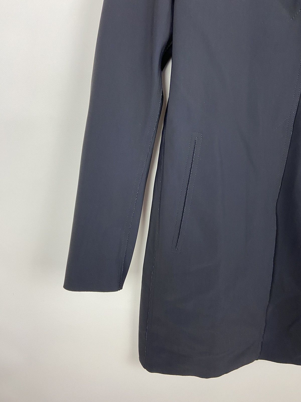 Herno RRP$700 Herno Stretch Overcoat Women's Blue Button Coat Size M / US 6-8 / IT 42-44 - 5 Thumbnail