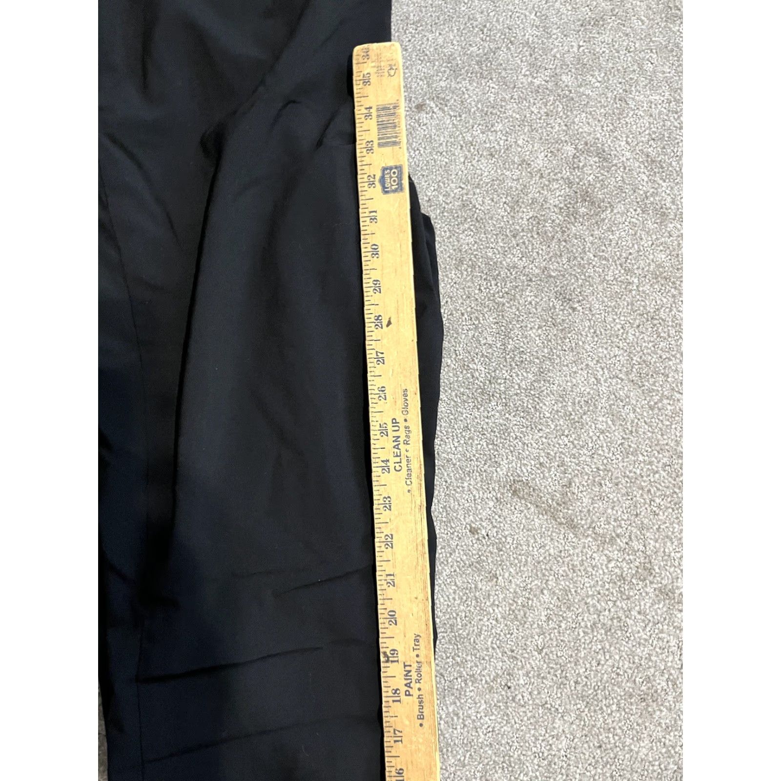 Banana Republic Banana Republic Womens Pants Black Mid Rise Ryan Fit Straight Stretch 14 Pants Regular 14 Black Size 36" / US 14 / IT 50 - 6 Thumbnail