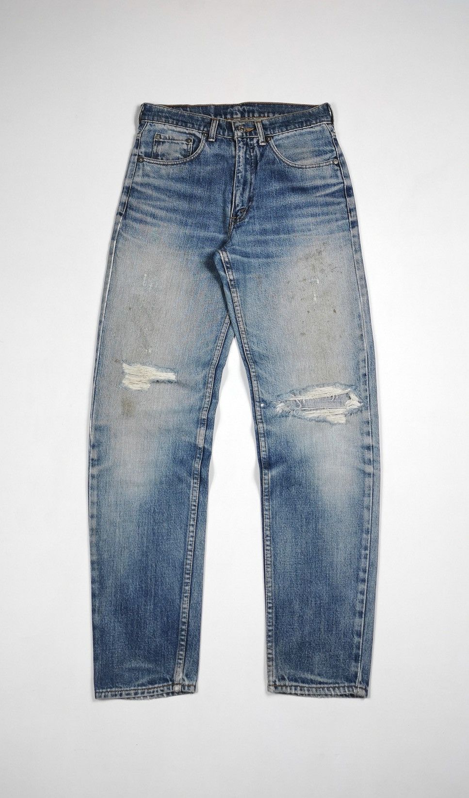 Levi's Vintage 90s Levis 640 Tapered Distressed Jeans Size US 28 / EU 44 - 2 Thumbnail
