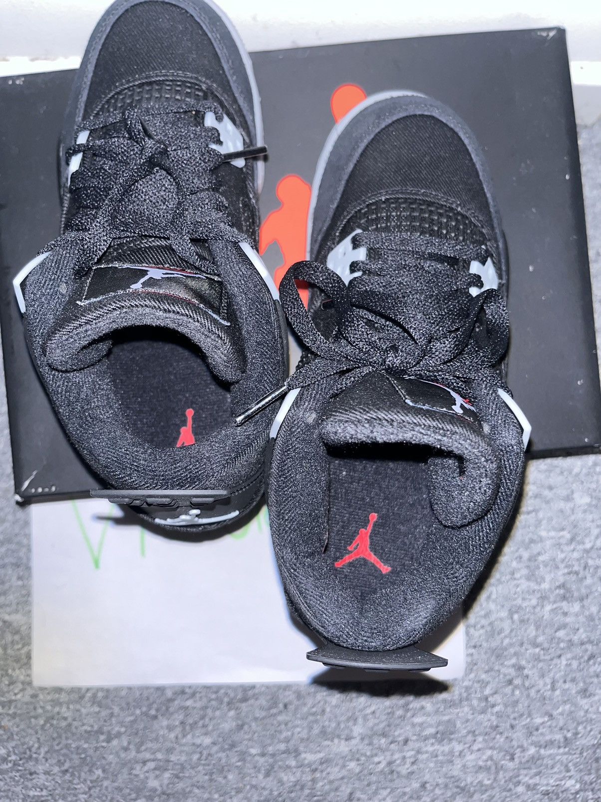 Jordan Brand Jordan 4 Black Canvas - US 5Y Size US 5 / IT 35 - 6 Thumbnail