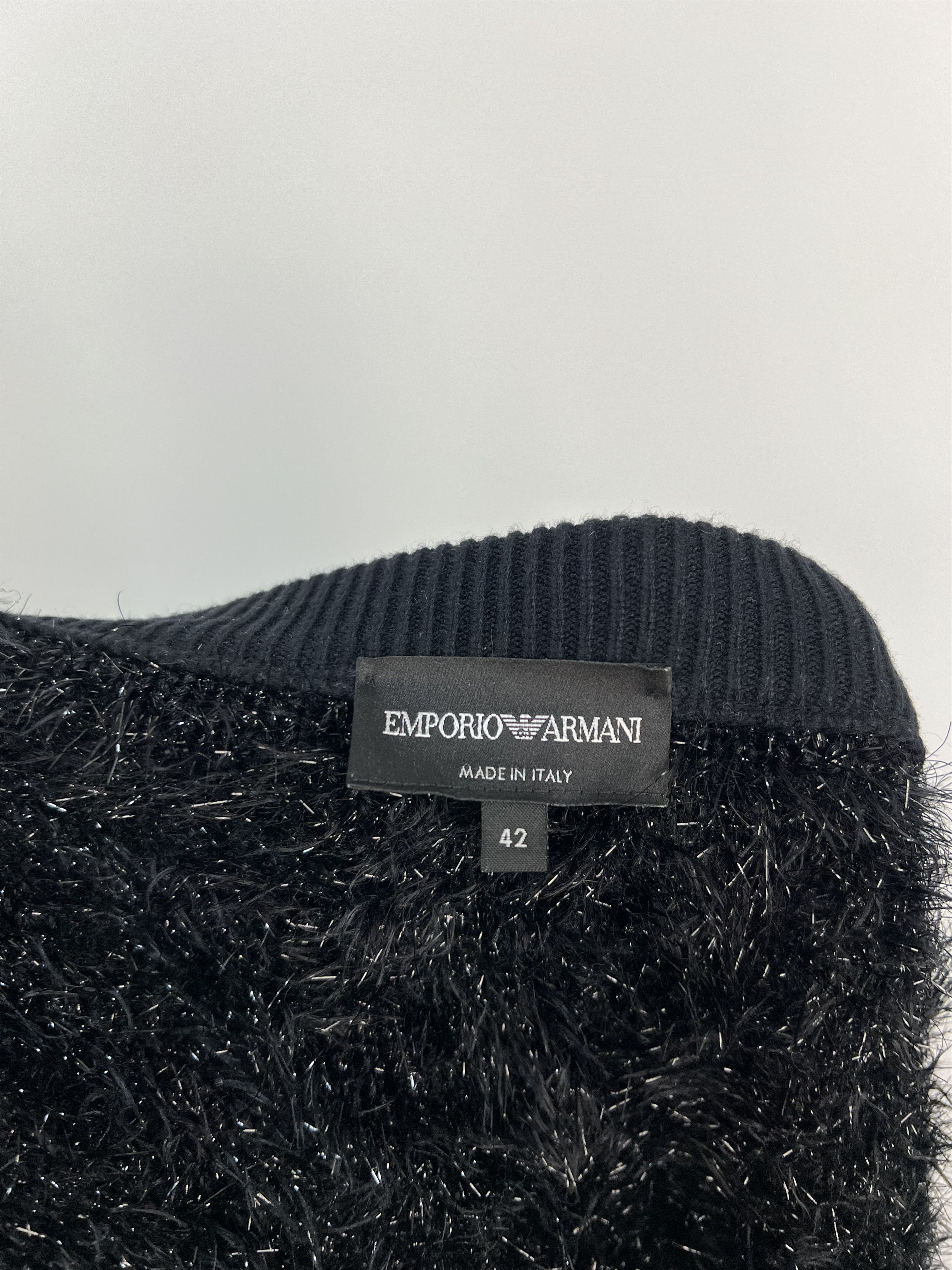 Emporio Armani Emporio Armani Style Fur Fuzzy Mohair Full Zip Jacket Size M / US 6-8 / IT 42-44 - 13 Thumbnail