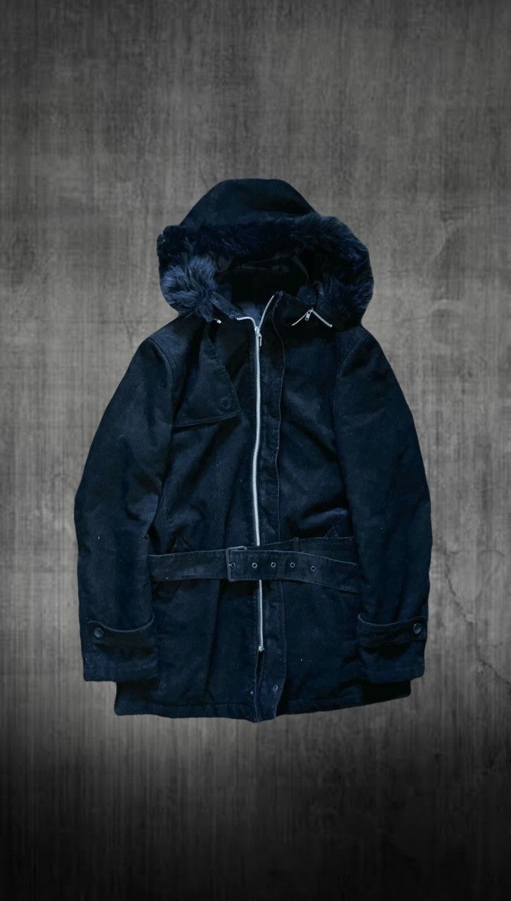 ジャケット・アウター 00s coating fur jacket archive 00s archive fur leather down jacket 2294