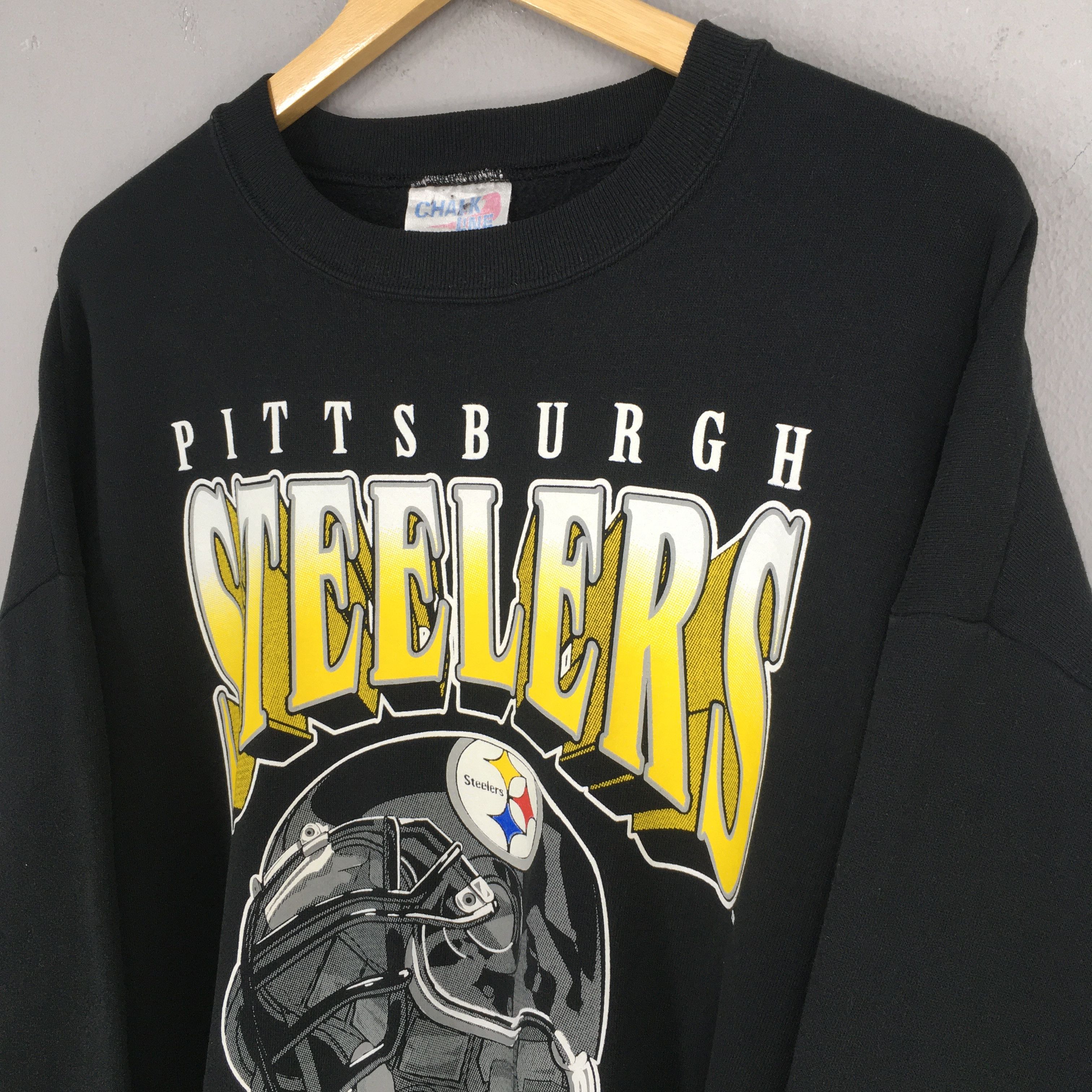 NFL Vintage Pittsburgh Steelers NFL Rugby Sweater XLarge Size US XL / EU 56 / 4 - 3 Thumbnail