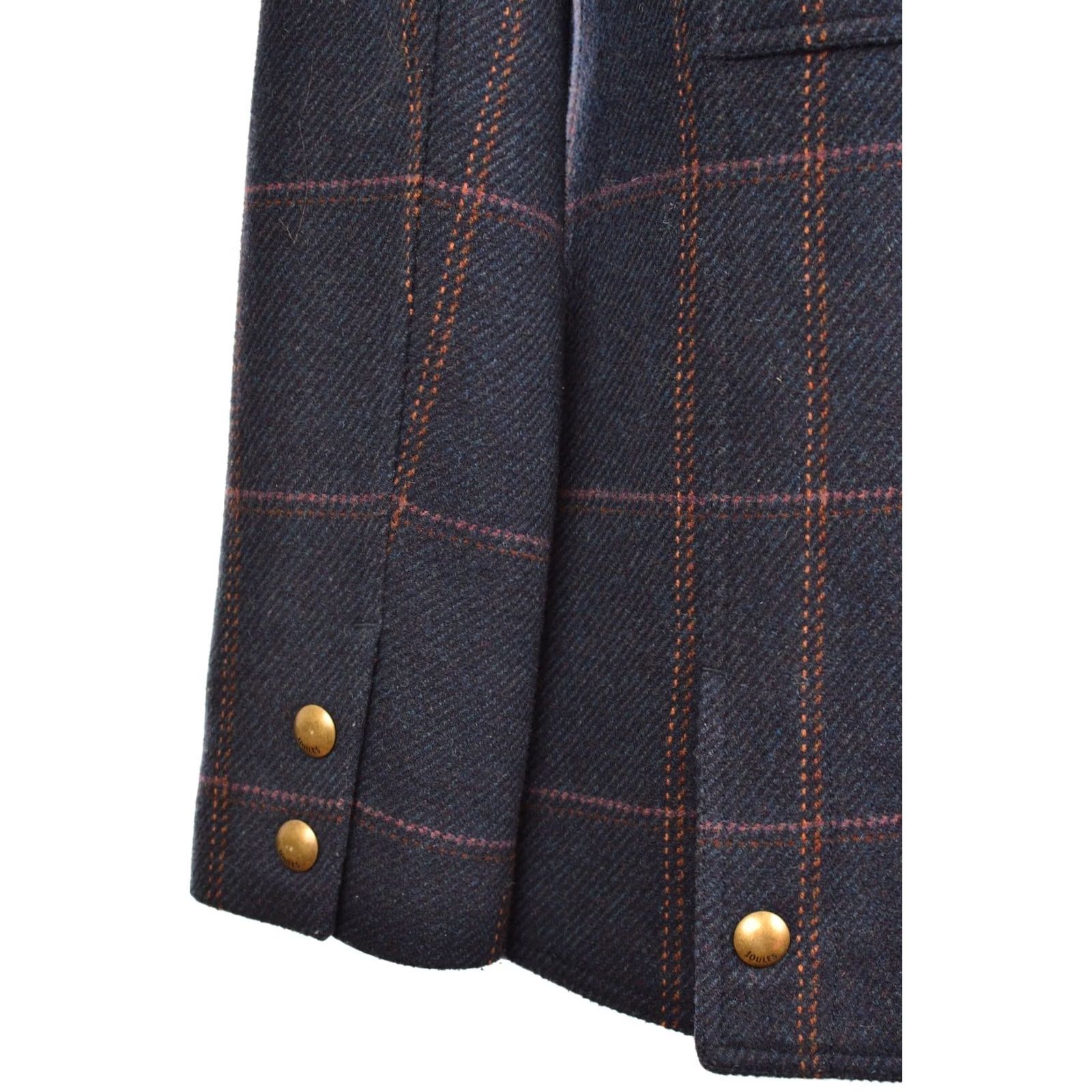 Vintage Joules DDP Tweed Field Jacket Coat Navy S Women Wool Pea Coat Vintage? Size S / US 4 / IT 40 - 7 Thumbnail