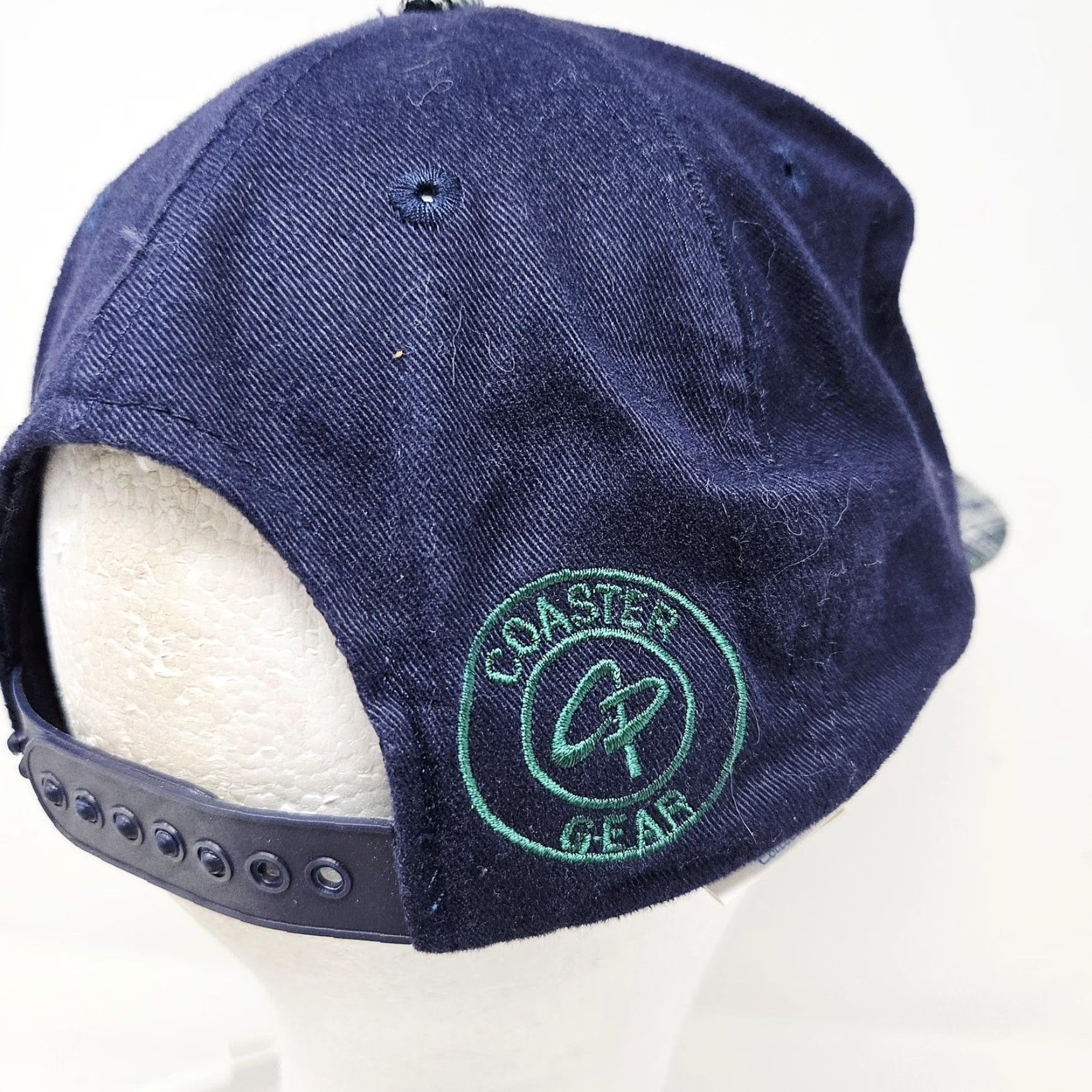Vintage VINTAGE Cedar Point Hat Cap Baseball Snap Back One Size Blue Plaid Mens 90s Size ONE SIZE - 4 Thumbnail