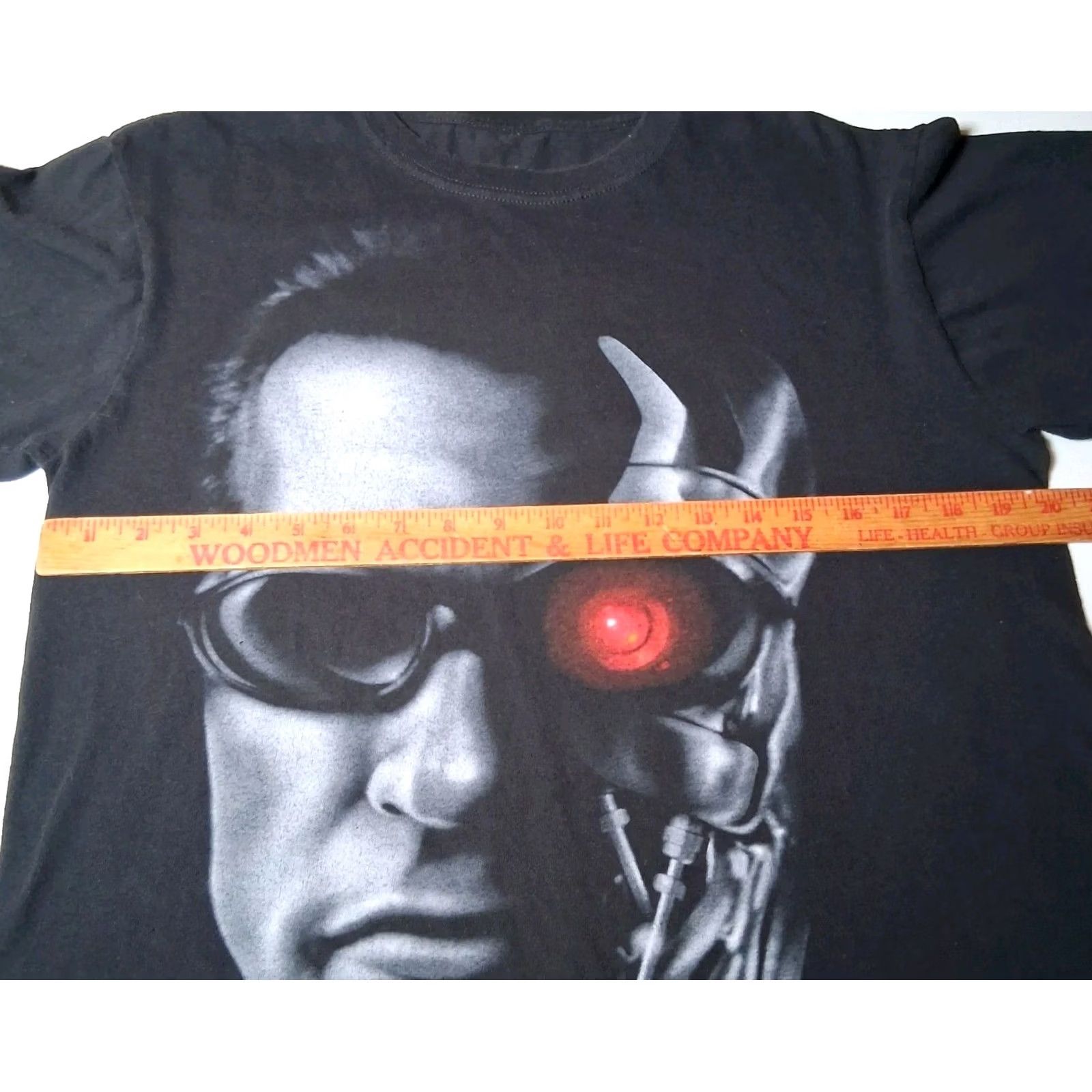 Vintage VINTAGE Universal Studios Terminator 2 Movie Shirt M Arnold Schwarzenegger Judgement Day Shirt Mens Black Cotton T-Shirt Graphic 90s Size US M / EU 48-50 / 2 - 4 Thumbnail
