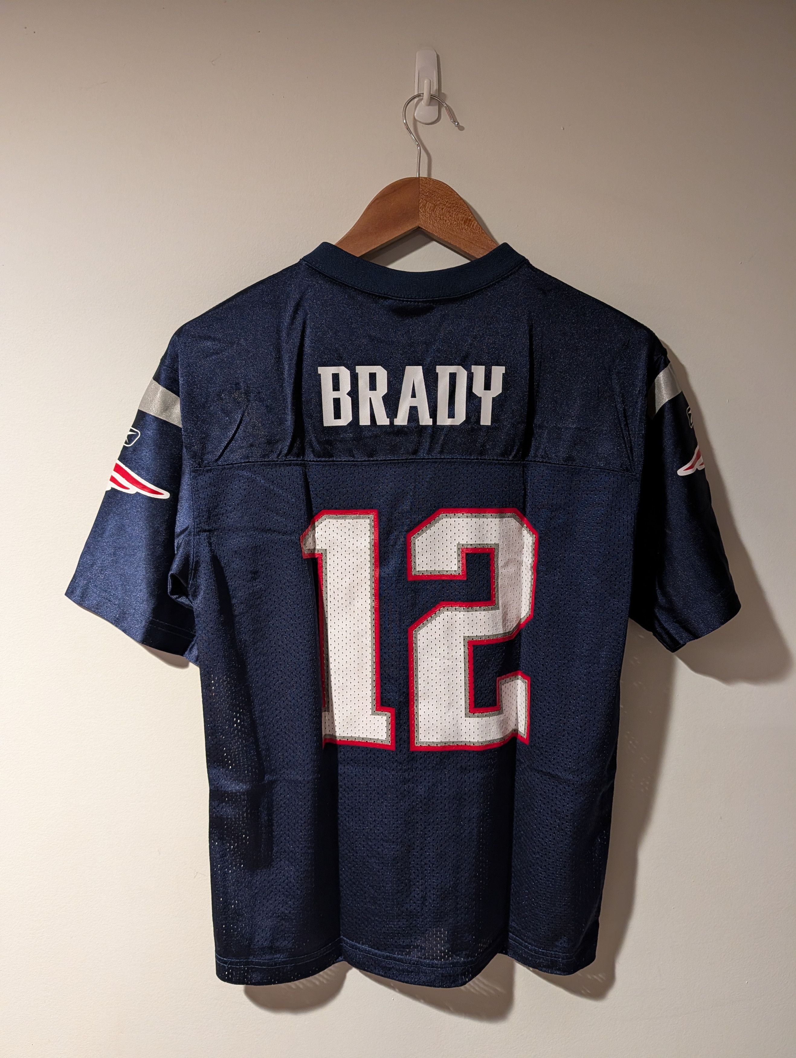 NFL New England Patriots Tom Brady Jersey Youth Large (14-16) Size US L / EU 52-54 / 3 - 1 Thumbnail