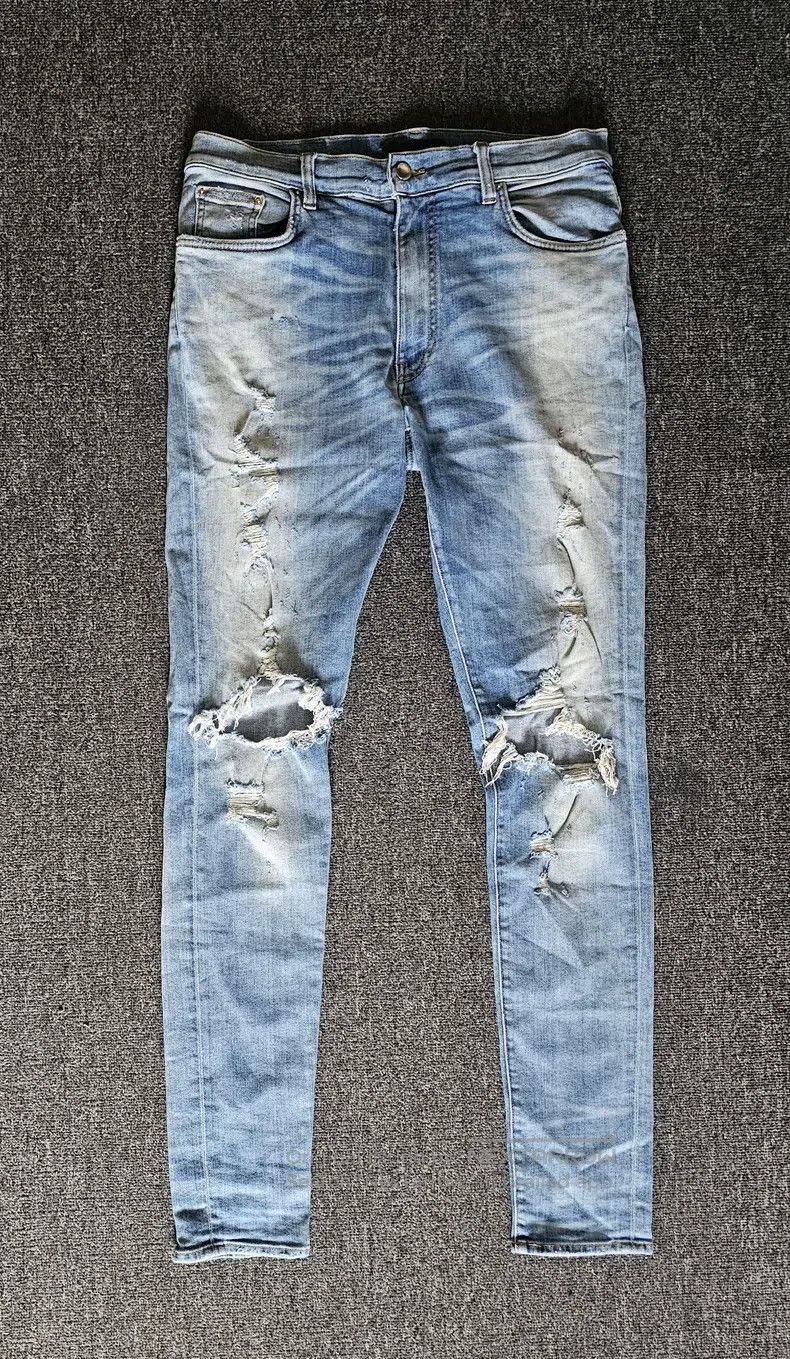 Amiri Amiri Ripped Denim Jeans Size US 34 / EU 50 - 1 Thumbnail