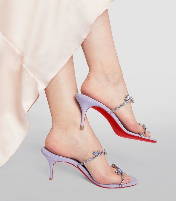 Christian Louboutin o1s1wg110924 Just Queen Pumps in Light Purple Size US 7 / IT 37 - 4 Thumbnail