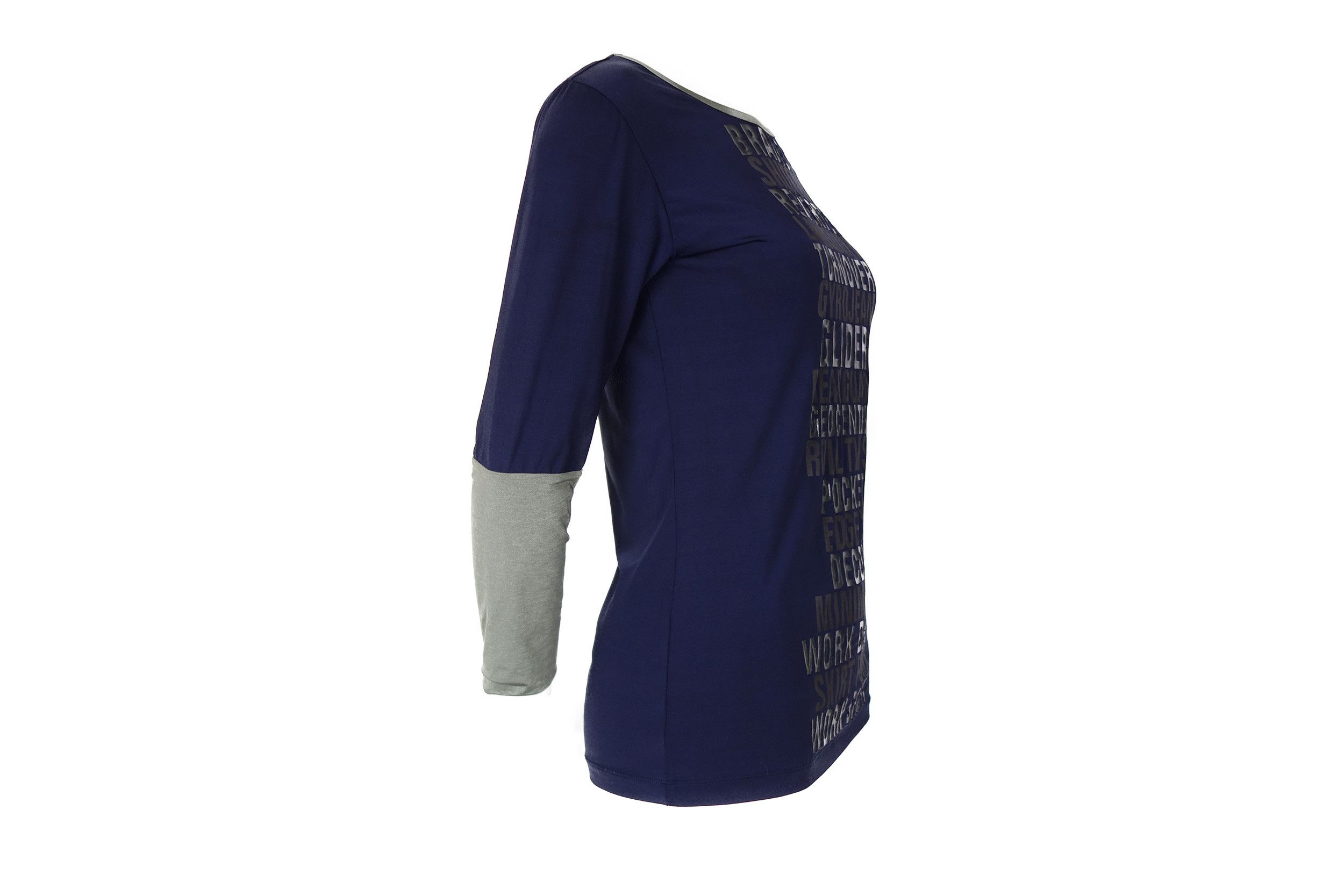 Marithe + Francois Girbaud Marithé François Girbaud Print Top Longsleeve 90s Vintage Size S / US 4 / IT 40 - 3 Thumbnail