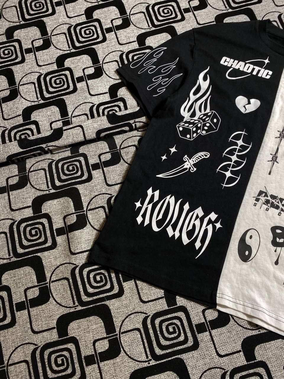 Affliction × Japanese Brand Y2K Affliction Style All Over Print T Shirt Tee Tapout Japan Size US M / EU 48-50 / 2 - 9 Thumbnail