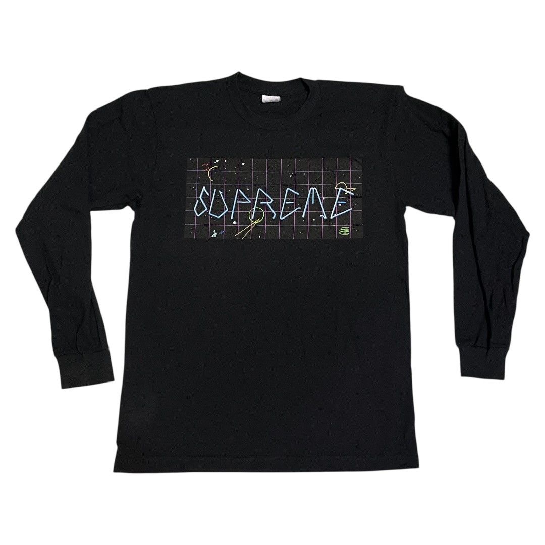 DEADSTOCK Supreme Blade Grid Longsleeve T Shirt FW16