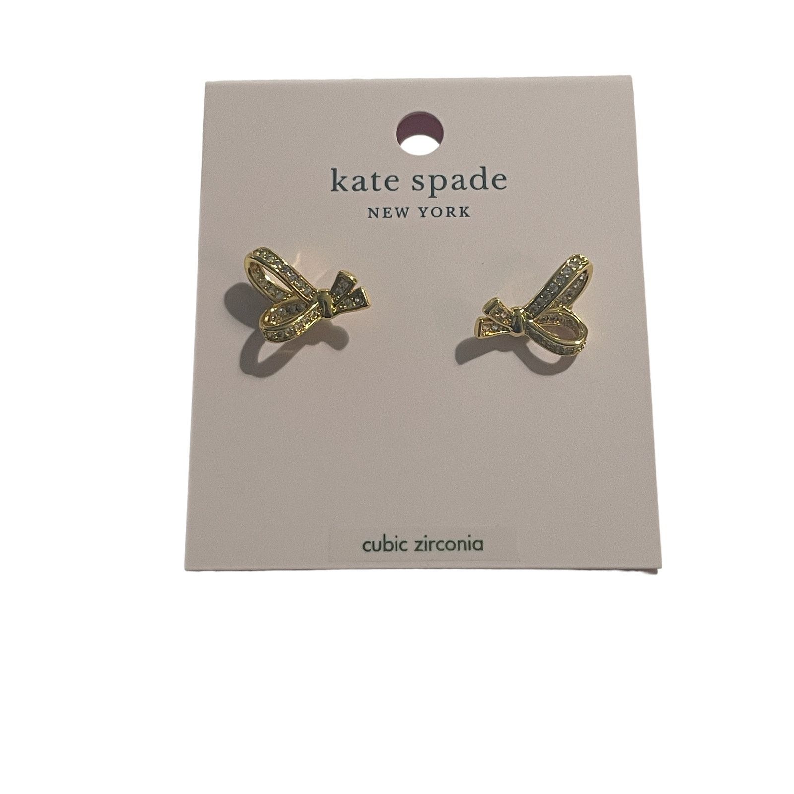 Kate Spade Kate Spade Bow All Tied Up Pave Studs New Size ONE SIZE - 2 Thumbnail