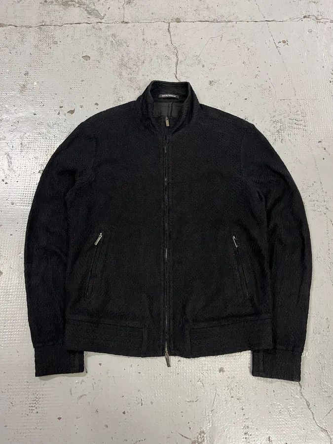 Emporio Armani SS2020 Emporio Armani Relief Black Jacket Size US M / EU 48-50 / 2 - 1 Thumbnail