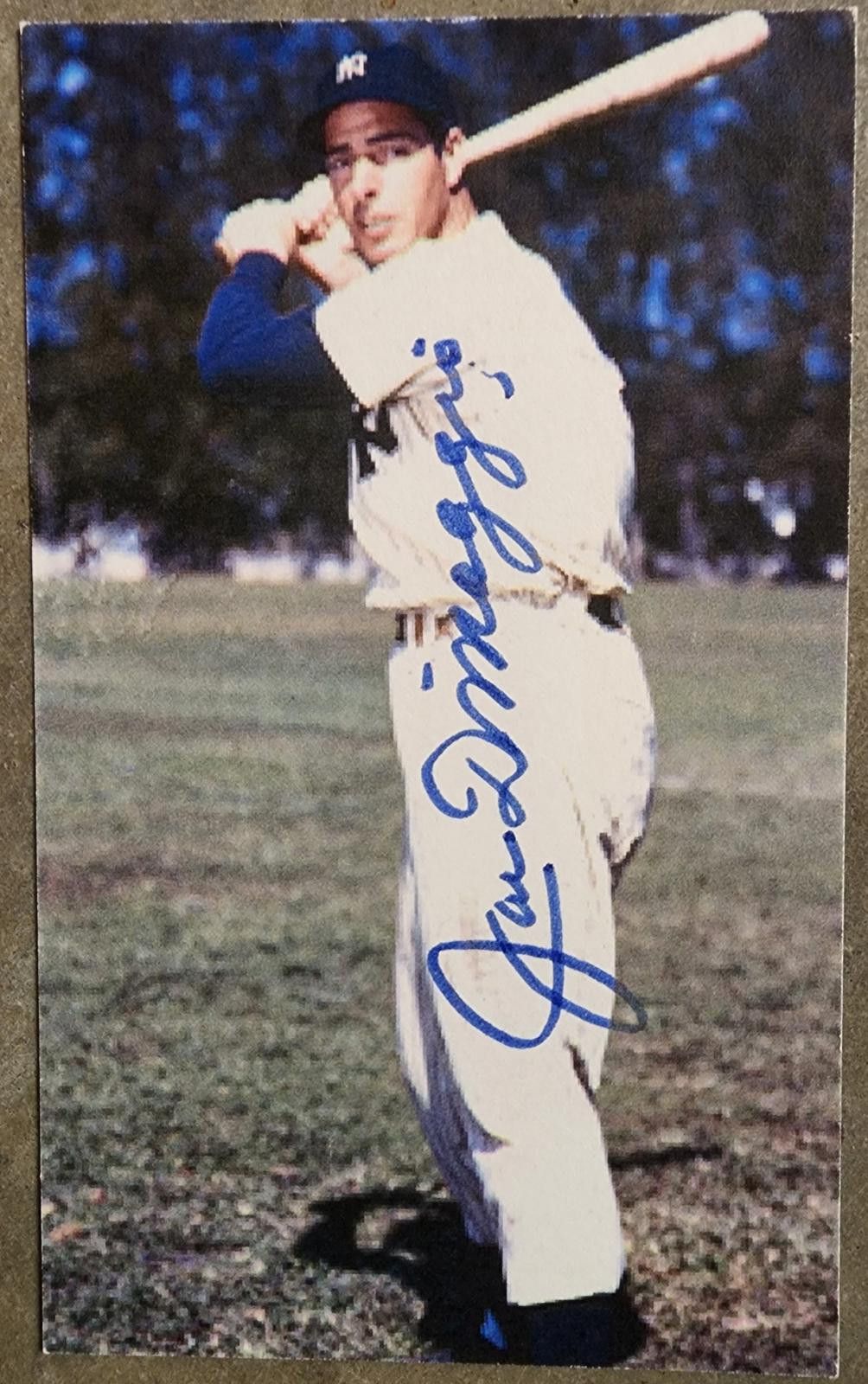 Unknown London Joe DiMaggio 3x5 Small Photo signed autographed COA Size ONE SIZE - 1 Thumbnail