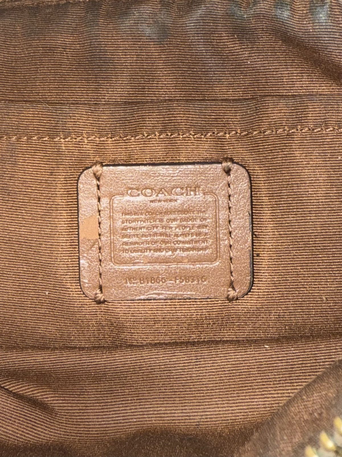 Coach Coach Tan signature pattern crossbody bag Size ONE SIZE - 4 Thumbnail