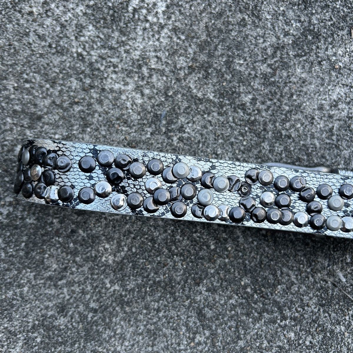 Vintage Vintage studded leather belt 🐍 (Kapital Style) Size ONE SIZE - 8 Thumbnail