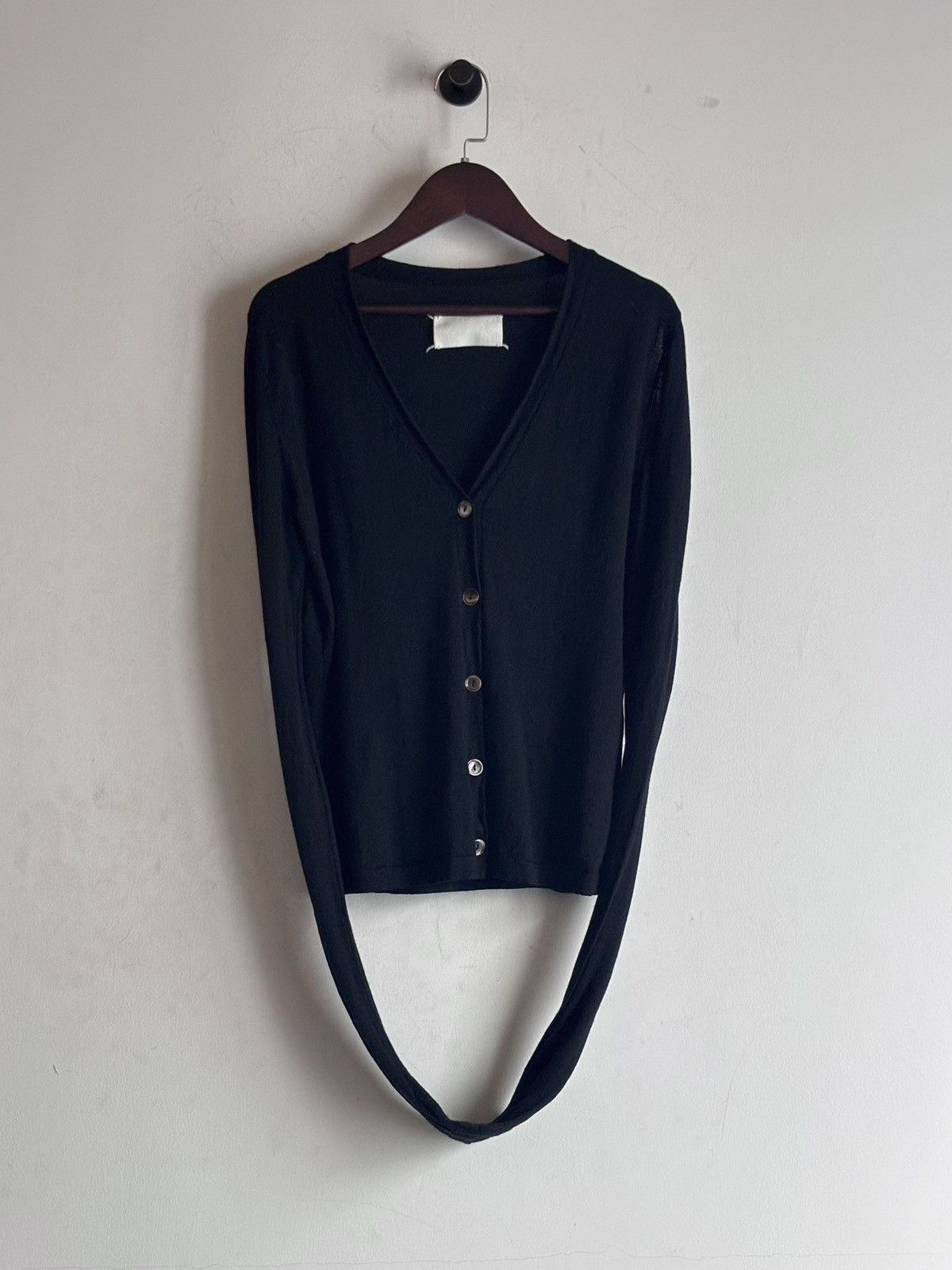 Maison Margiela Maison Martin Margiela | AW2005 Attached-Sleeve V-Neck Knit Size L / US 10 / IT 46 - 1 Thumbnail