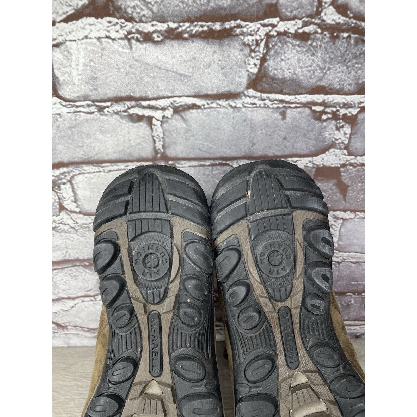Merrell Merrell Slate Brown Suede Hiking Trail Lace Up Shoes Men’s S Size US 11 / EU 44 - 21 Thumbnail