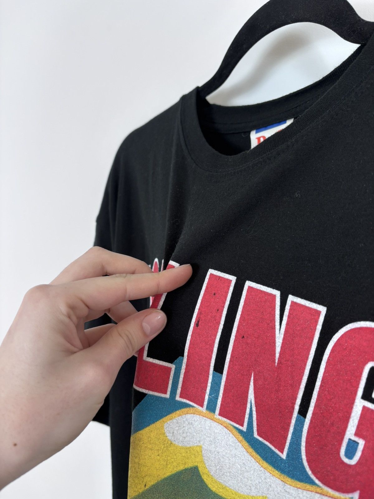 The Rolling Stones Vintage The Rolling Stones 2003 Licks Tour Black T-Shirt Tee Size US L / EU 52-54 / 3 - 9 Thumbnail