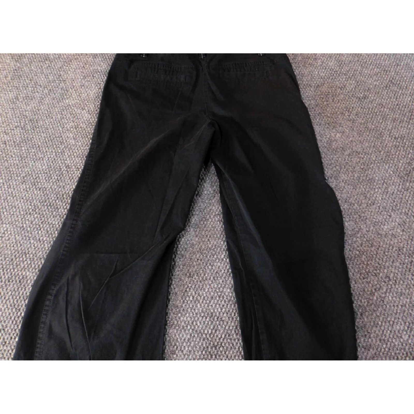 Ann Taylor Ann Taylor Loft Pants Womens Chino Straight 8 Black Cotton Spandex Knit Inseam 30 Comfort Casual Regular Medium Rise 8.5-10.5 Inseam 30 Black Size 30" / US 8 / IT 44 - 7 Thumbnail