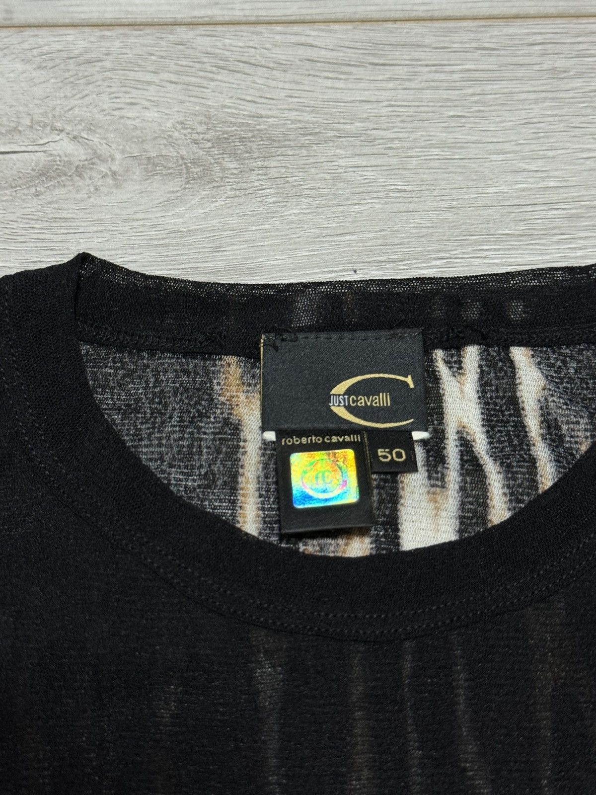 Just Cavalli Just Cavalli mesh leopard long sleeve fire gaultier style Size US M / EU 48-50 / 2 - 5 Thumbnail