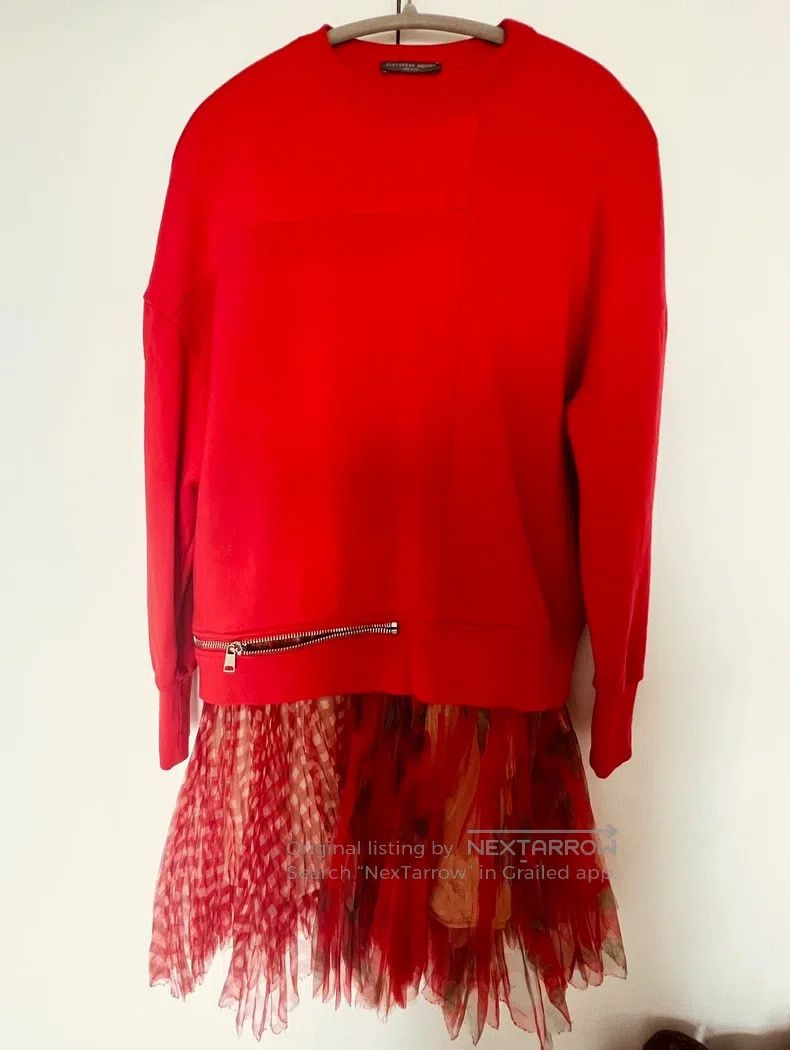 Alexander McQueen Alexander Mcqueen Show sweatshirt pleated skirt Size XS / US 0-2 / IT 36-38 - 1 Thumbnail