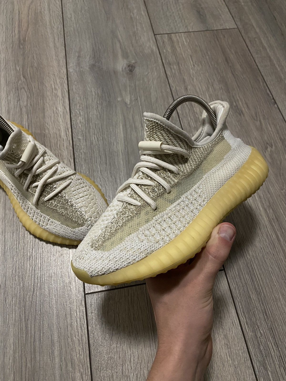 Adidas × Kanye West Adidas Yeezy Boost 350 V2 Natural Reflective White Y2K Boost Size US 6 / EU 39 - 3 Thumbnail
