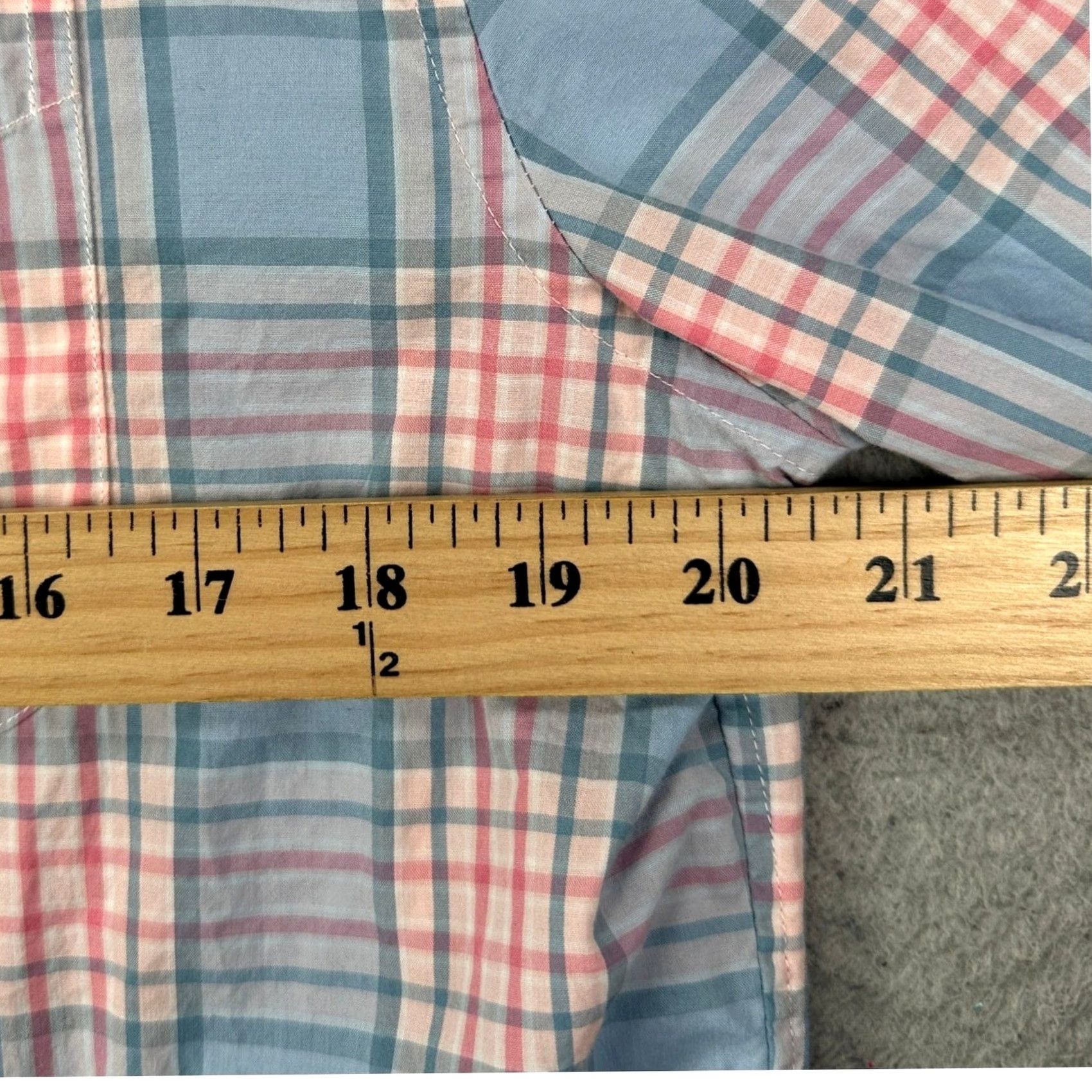 Bonobos Bonobos Shirt Mens Medium Blue Pink Button Down Standard Fit Plaid Long Sleeve Size US M / EU 48-50 / 2 - 7 Thumbnail