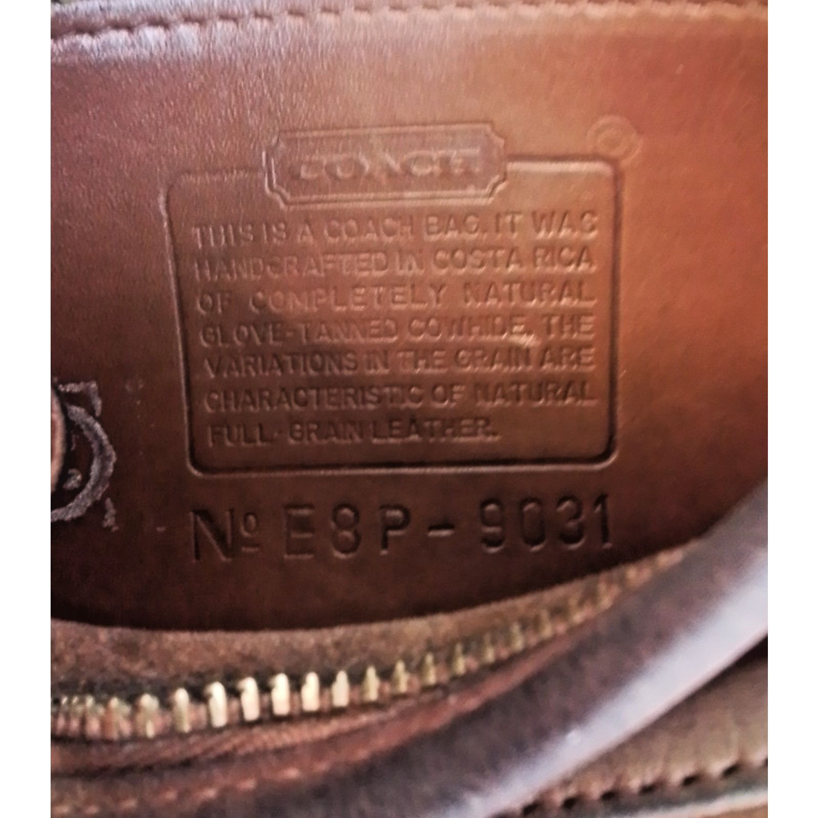 Coach Coach Wendie Bag Crossbody Purse British Tan Vintage 1989 Size ONE SIZE - 14 Thumbnail