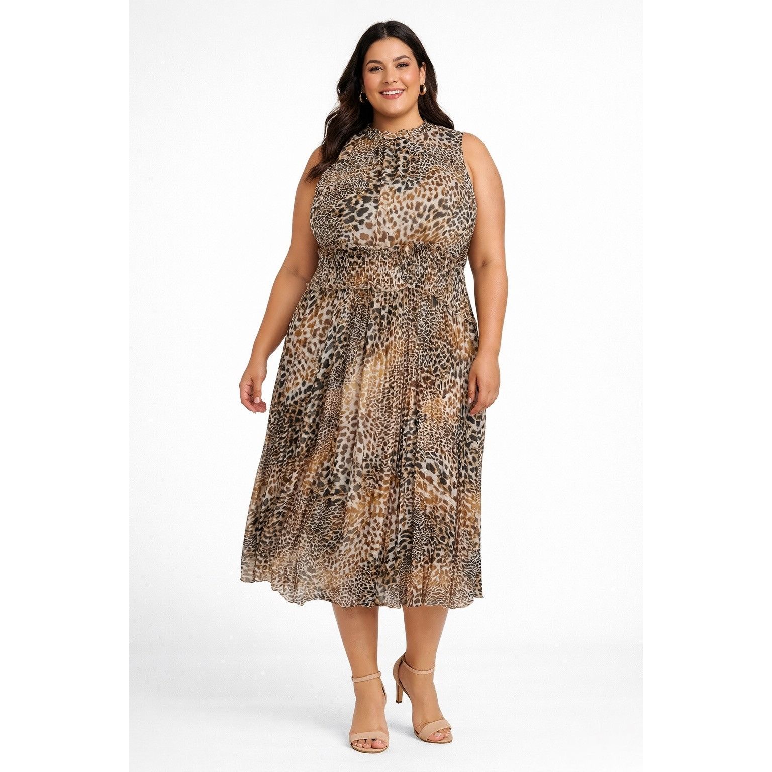 Other Anthony Original Dress - Animal Print NWT - Plus Size 1X Size XL / US 12-14 / IT 48-50 - 1 Thumbnail