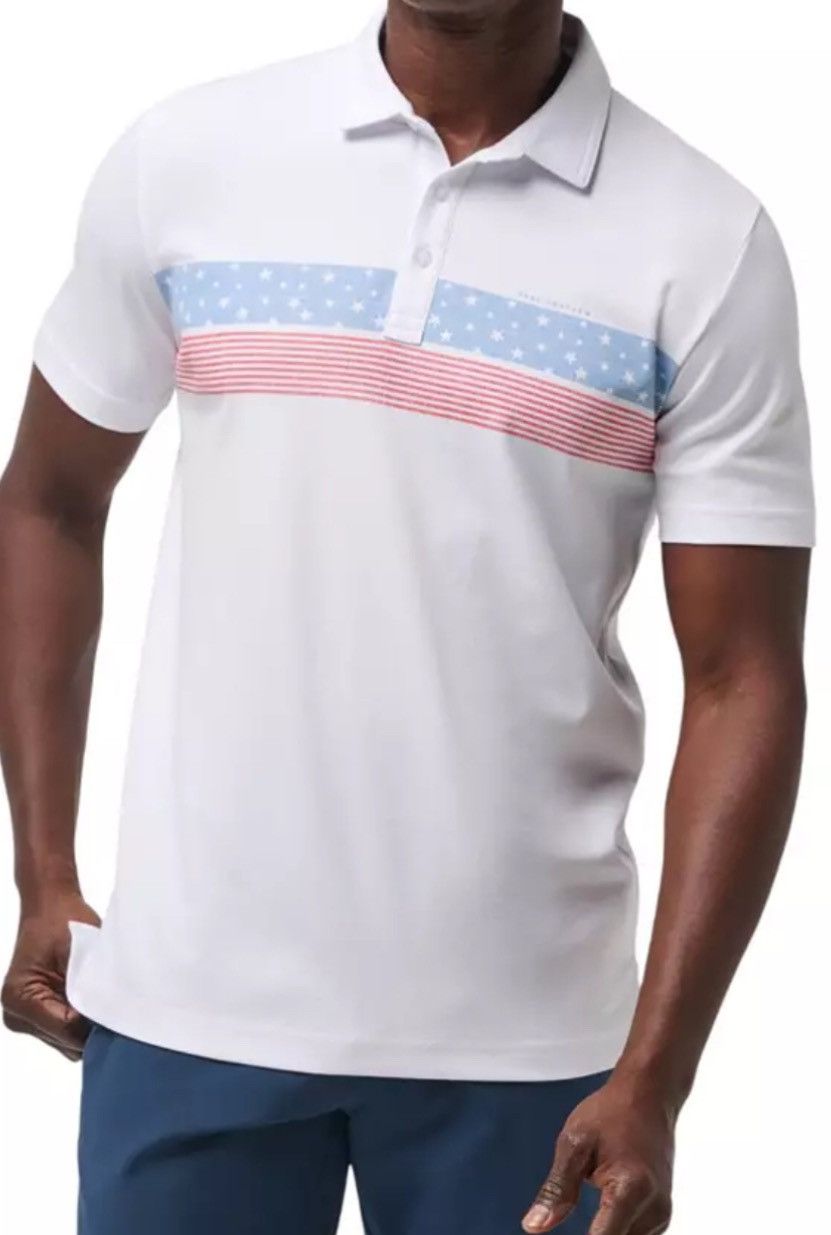 TravisMathew New Travis Mathew Men's Merica Golf Polo Shirt Size XL Size US XL / EU 56 / 4 - 3 Thumbnail
