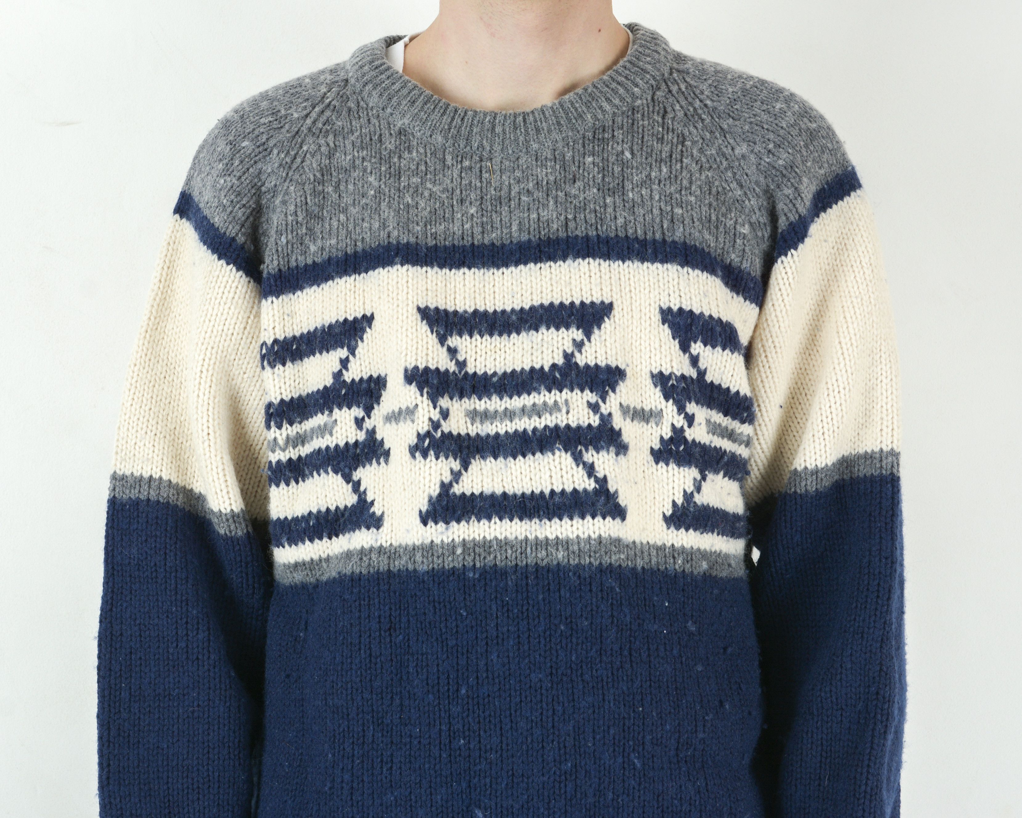 Vintage RED N ROCK Men Sweater Jumper Pullover Wool Retro Nordic Top Size US M / EU 48-50 / 2 - 3 Thumbnail