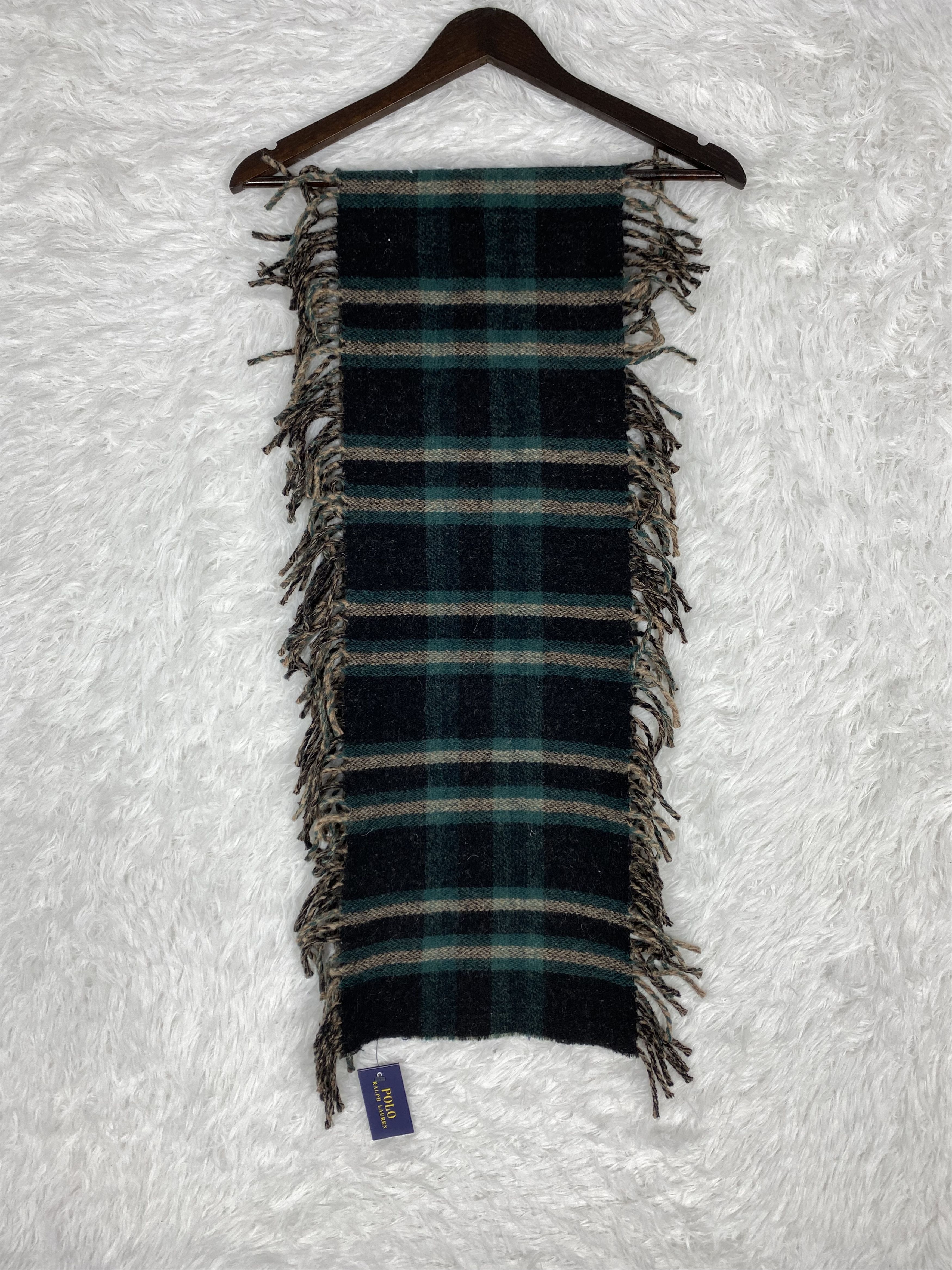 Polo Ralph Lauren Vintage Polo Ralph Lauren Scarf / Muffler Neckwear PM0030 Size ONE SIZE - 9 Thumbnail