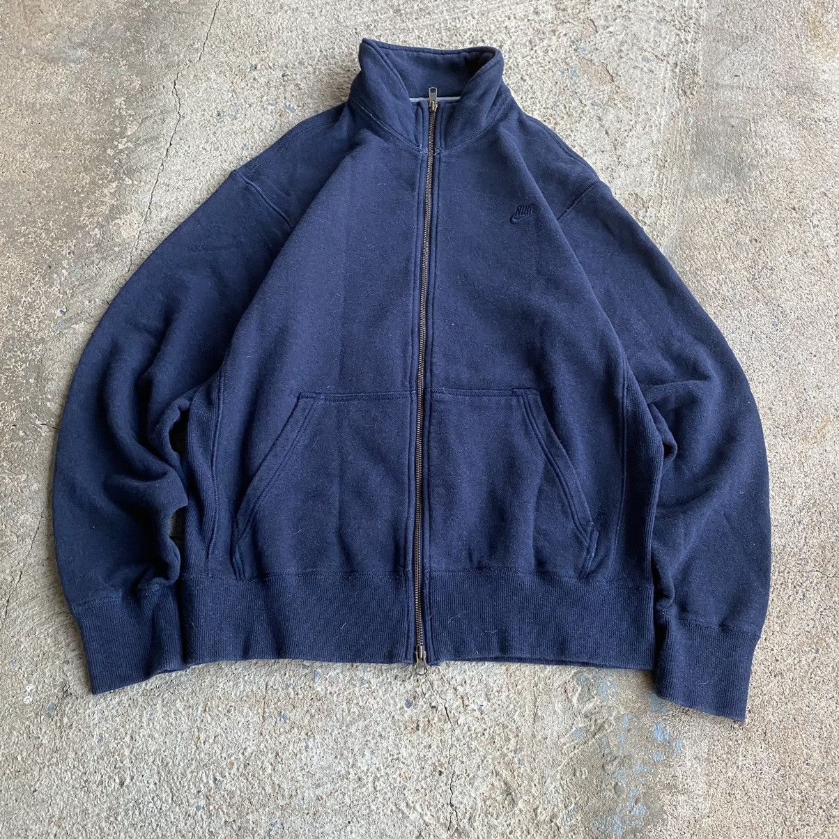 Nike × Vintage Vintage Y2K Nike Embroidered Swoosh Full Zip Sweatshirt Size US L / EU 52-54 / 3 - 3 Thumbnail