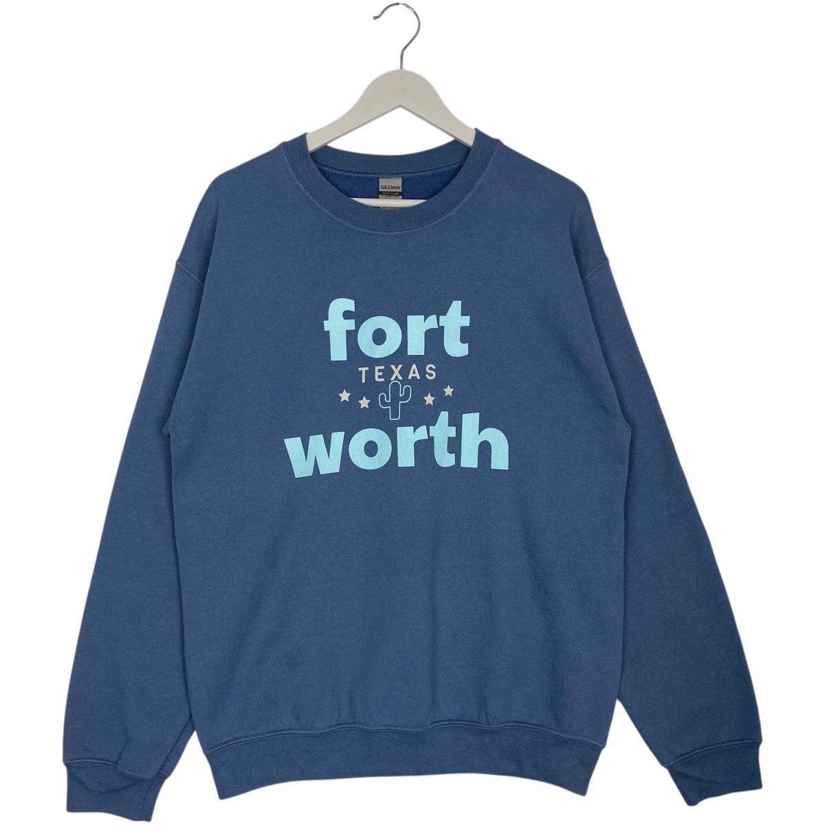 Vintage Vintage Forth Worth Texas Sweatshirt Crewneck Blue Big Logo Size US M / EU 48-50 / 2 - 1 Thumbnail