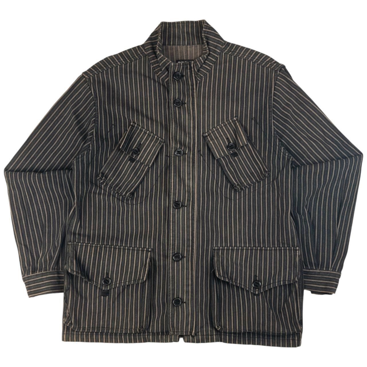 Designer Vintage PPFM Striped Multi Pocket Jacket Size M Size US M / EU 48-50 / 2 - 1 Thumbnail