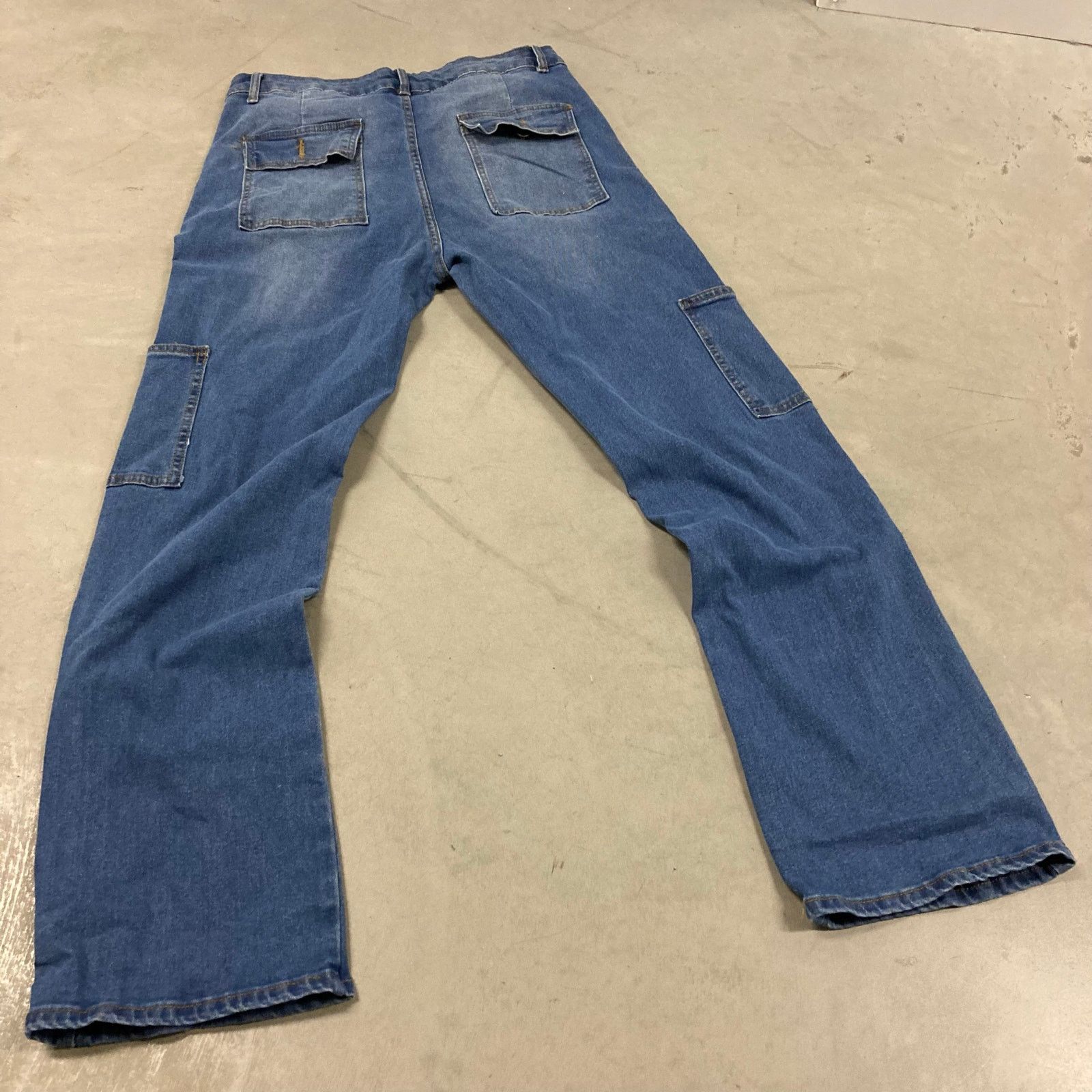 Vintage y2k bootcut Cargo Jeans 30x32 Size US 30 / EU 46 - 2 Thumbnail
