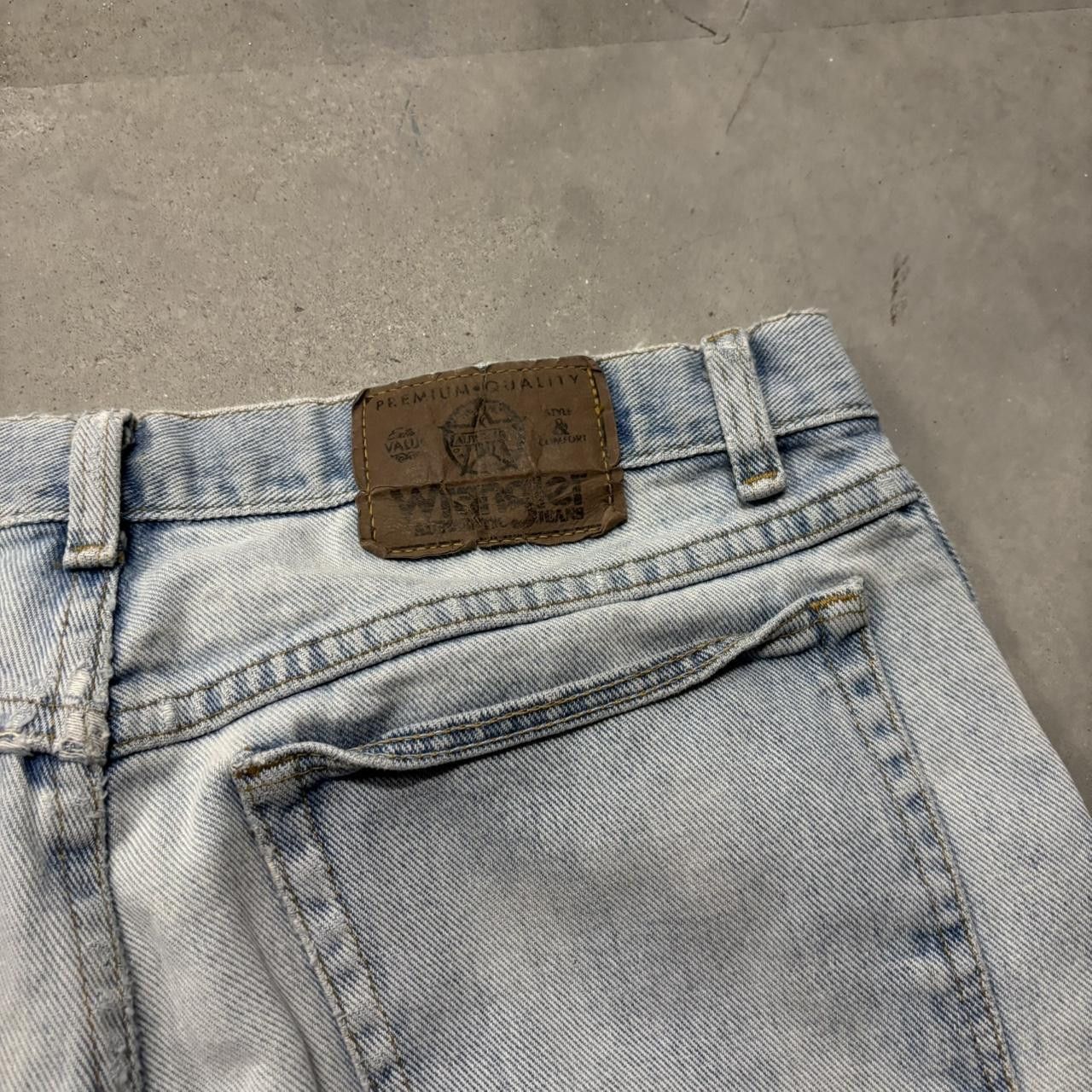 Japanese Brand × Vintage Crazy Vintage Y2K/2000s Grunge Faded Light Wash Distressed Denim Jeans! Size US 31 - 7 Thumbnail